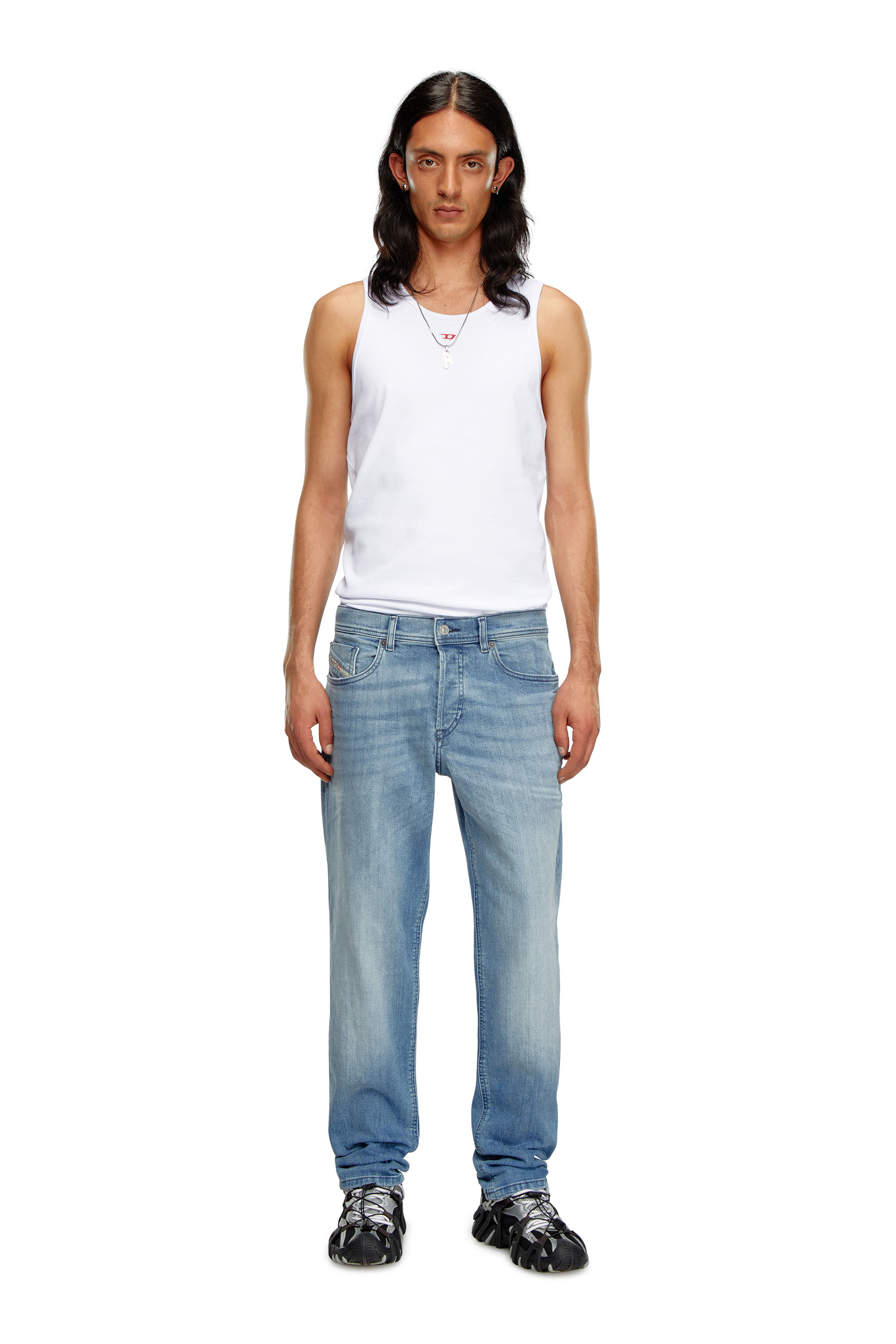 Men's Regular Jeans | Light Blue | Diesel 2023 D-Finitive Men's Regular Jeans | Light Blue | Diesel 2023 D-Finitive