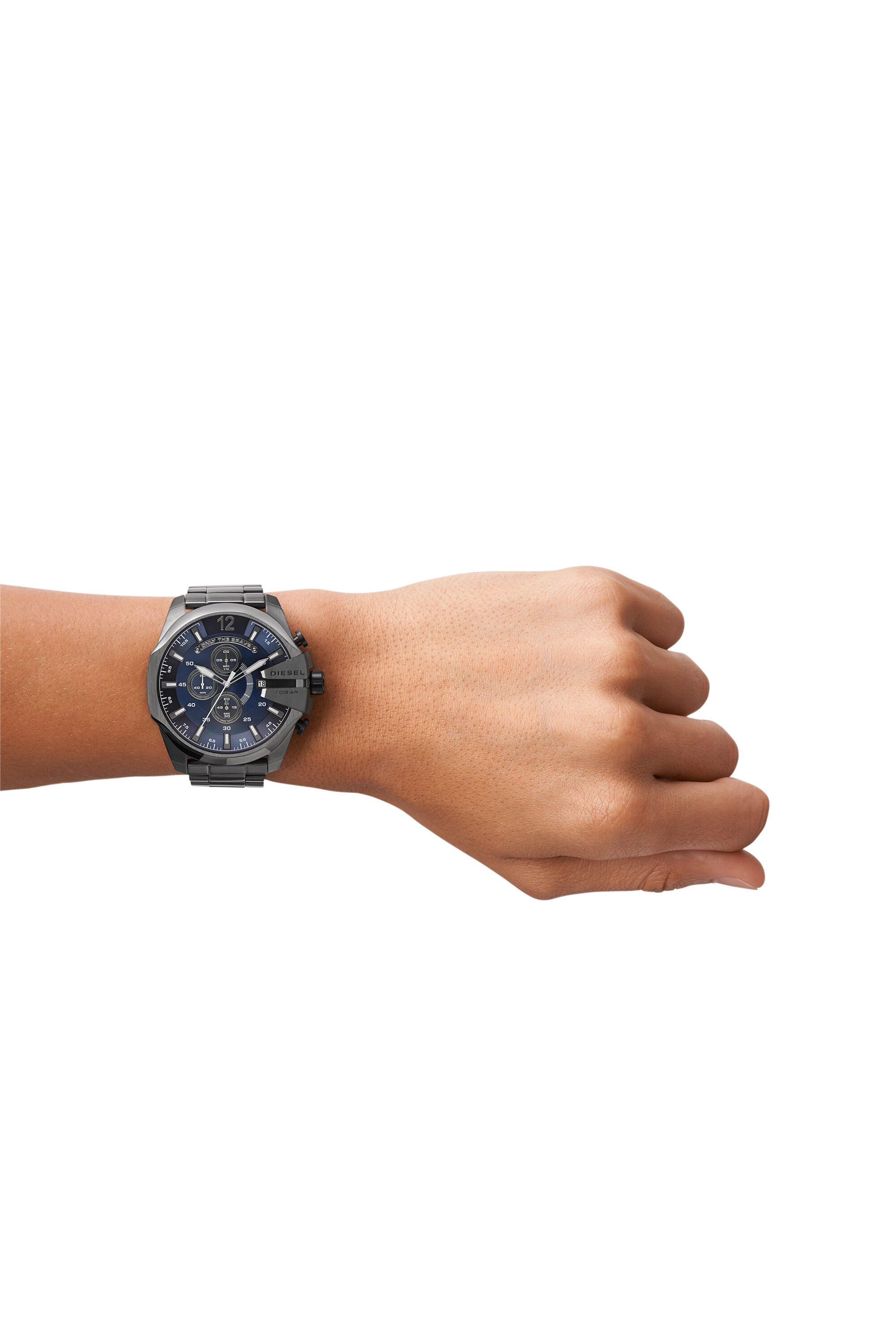 DZ4329 Man Mega Chief watch with gunmetal plating Diesel