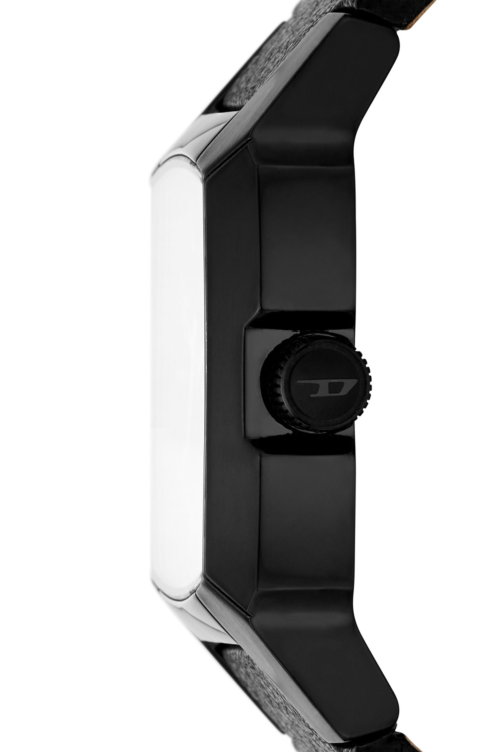 DZ2000: Cliffhanger Black Leather Watch | Diesel