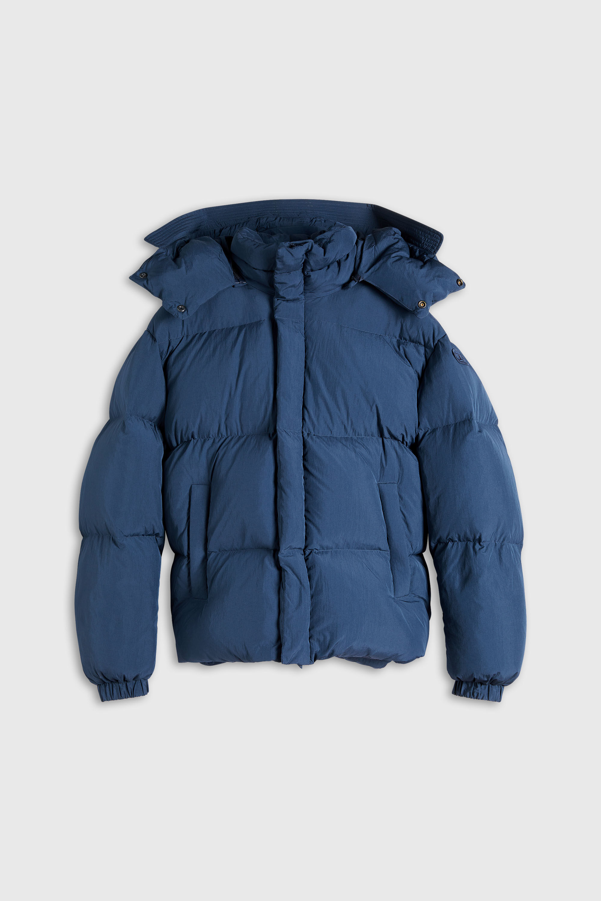 Diesel - W-ROLFYS-WRD, Man's Quilted down jacket in ViralOff&reg; Taslan in Blue - 2