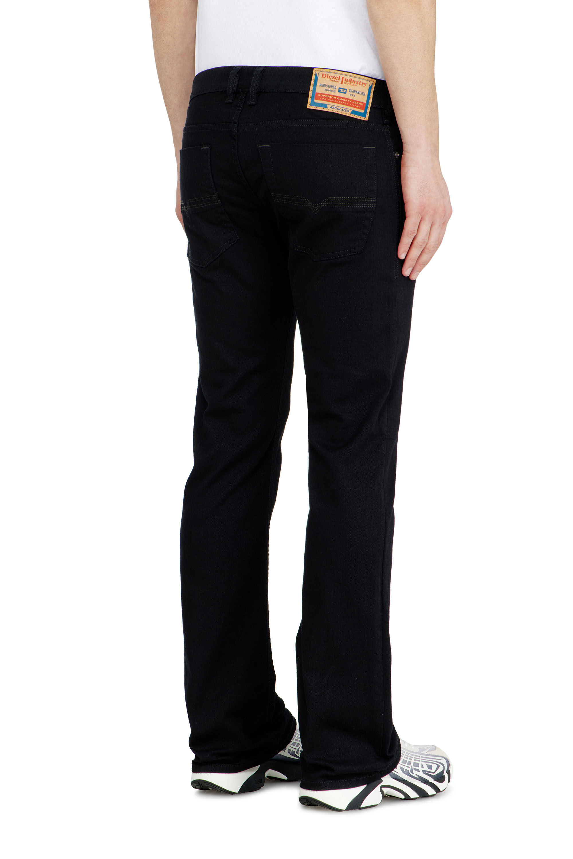 Men's Bootcut Jeans | Black/Dark grey | Diesel 2007 Zatiny