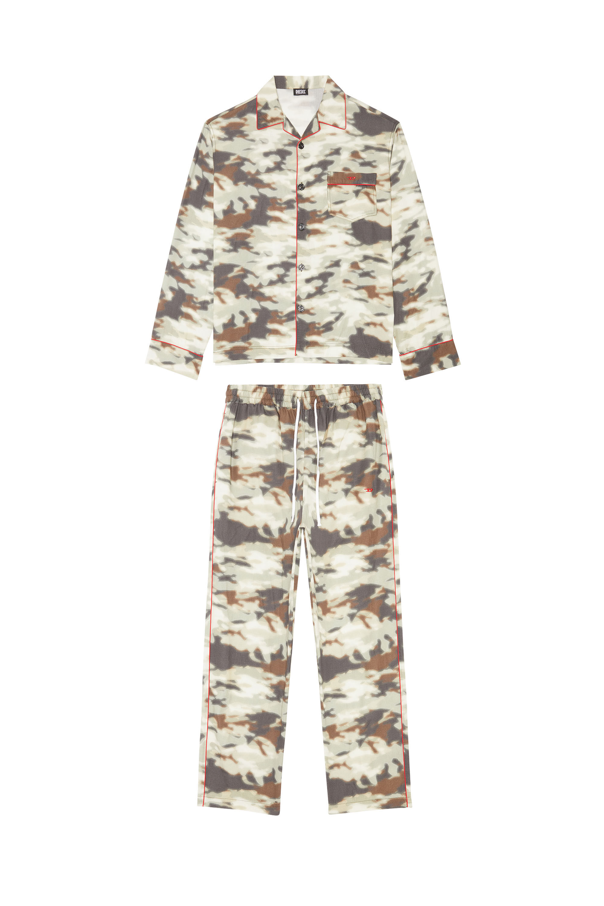 Men s Long pyjamas with camo print UMSET LOOMY Diesel