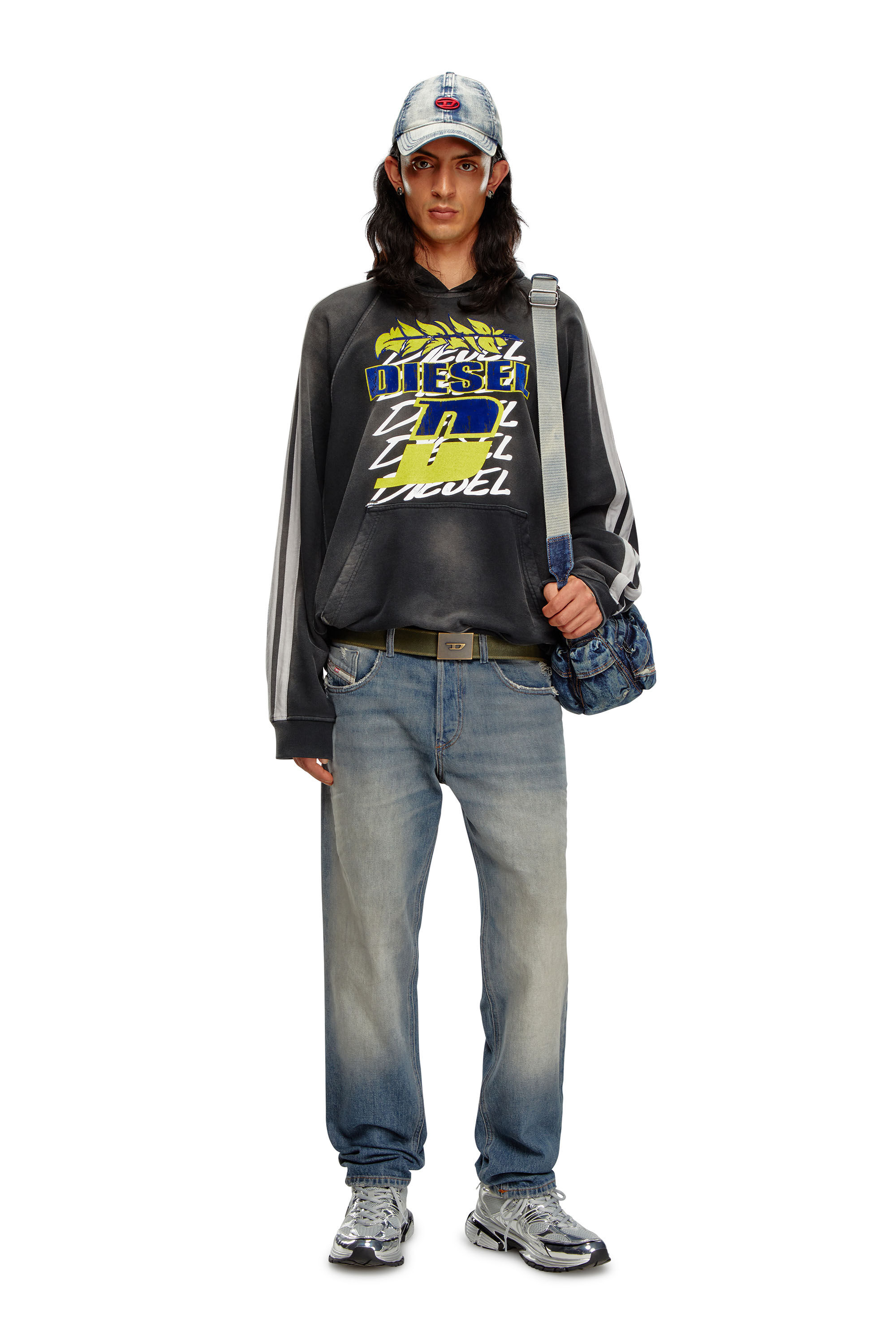 Diesel - Man's Regular Jeans 2023 D-Finitive 0GRDC, Medium blue - 1