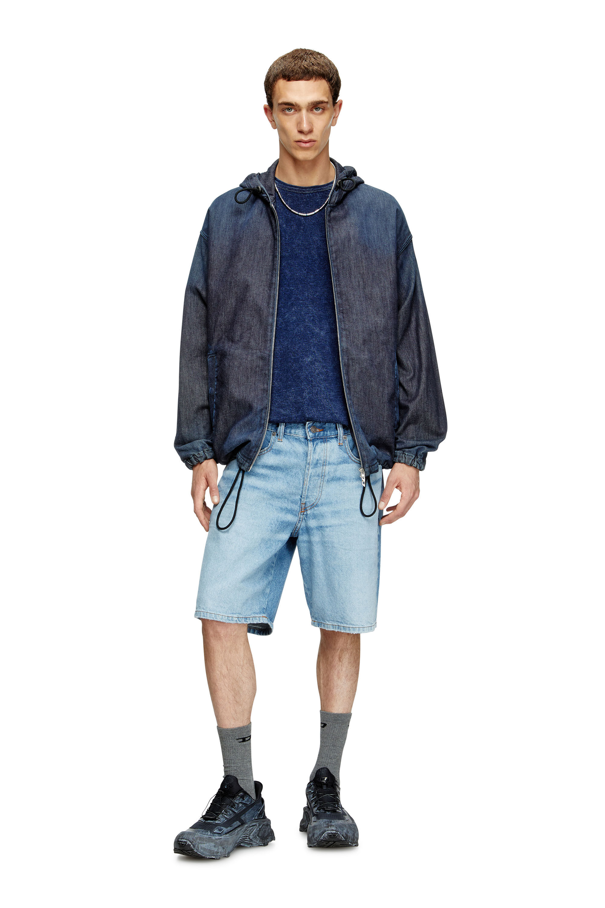 Men's Regular Denim shorts | Blue | Diesel