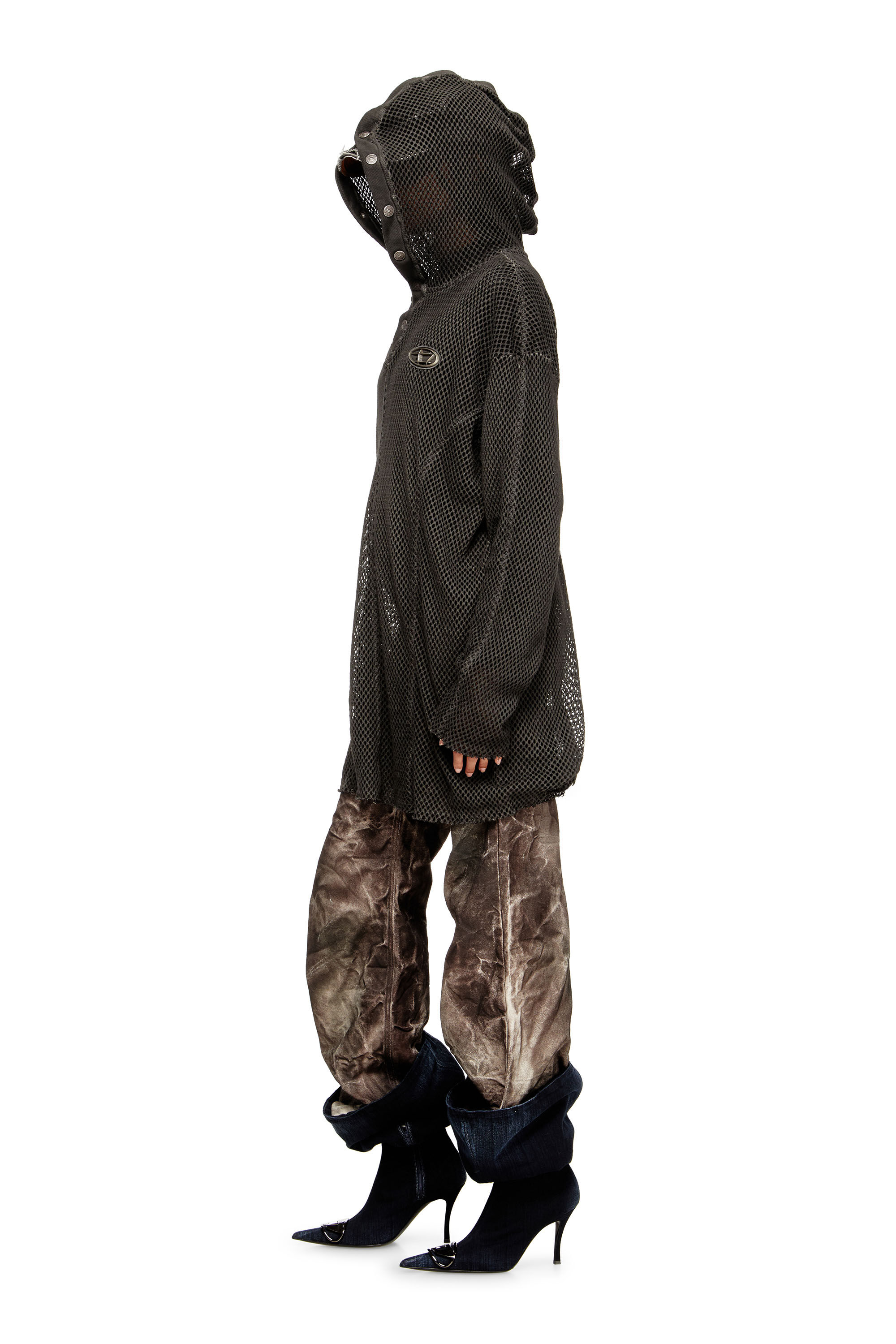 S-THUG-FISHNET, Black