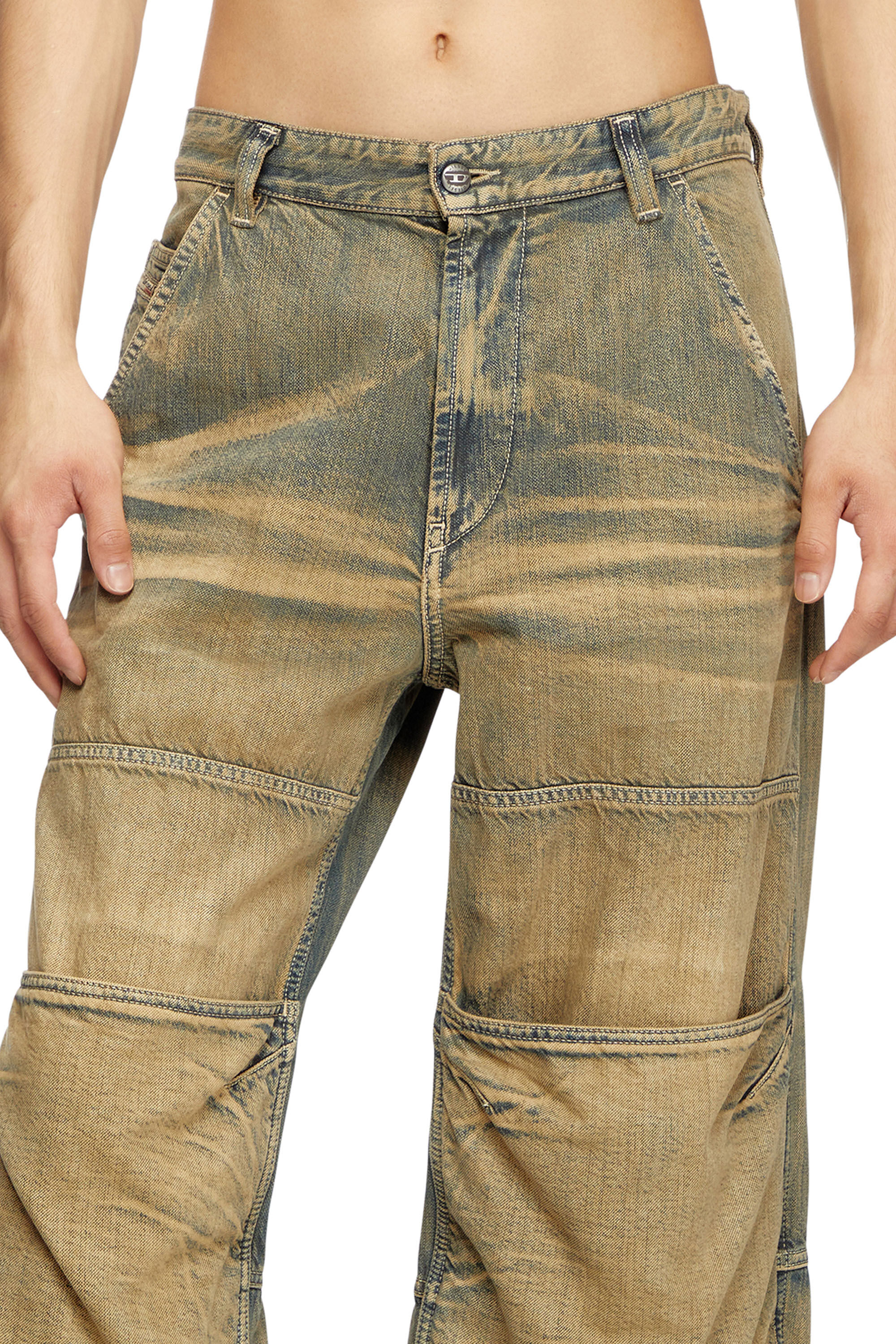 Women's Relaxed Jeans | Medium blue | Diesel D-Shift