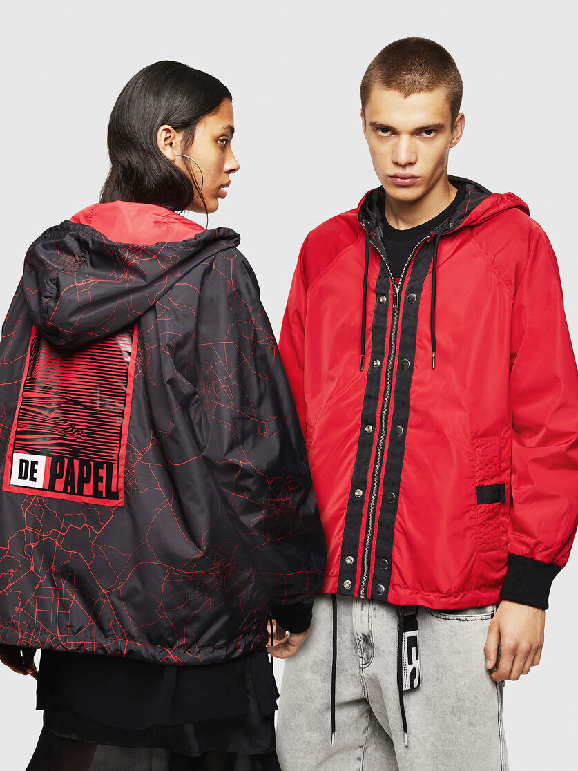 Lcp Aki Casa Coach Jacket Diesel X La Casa De Papel