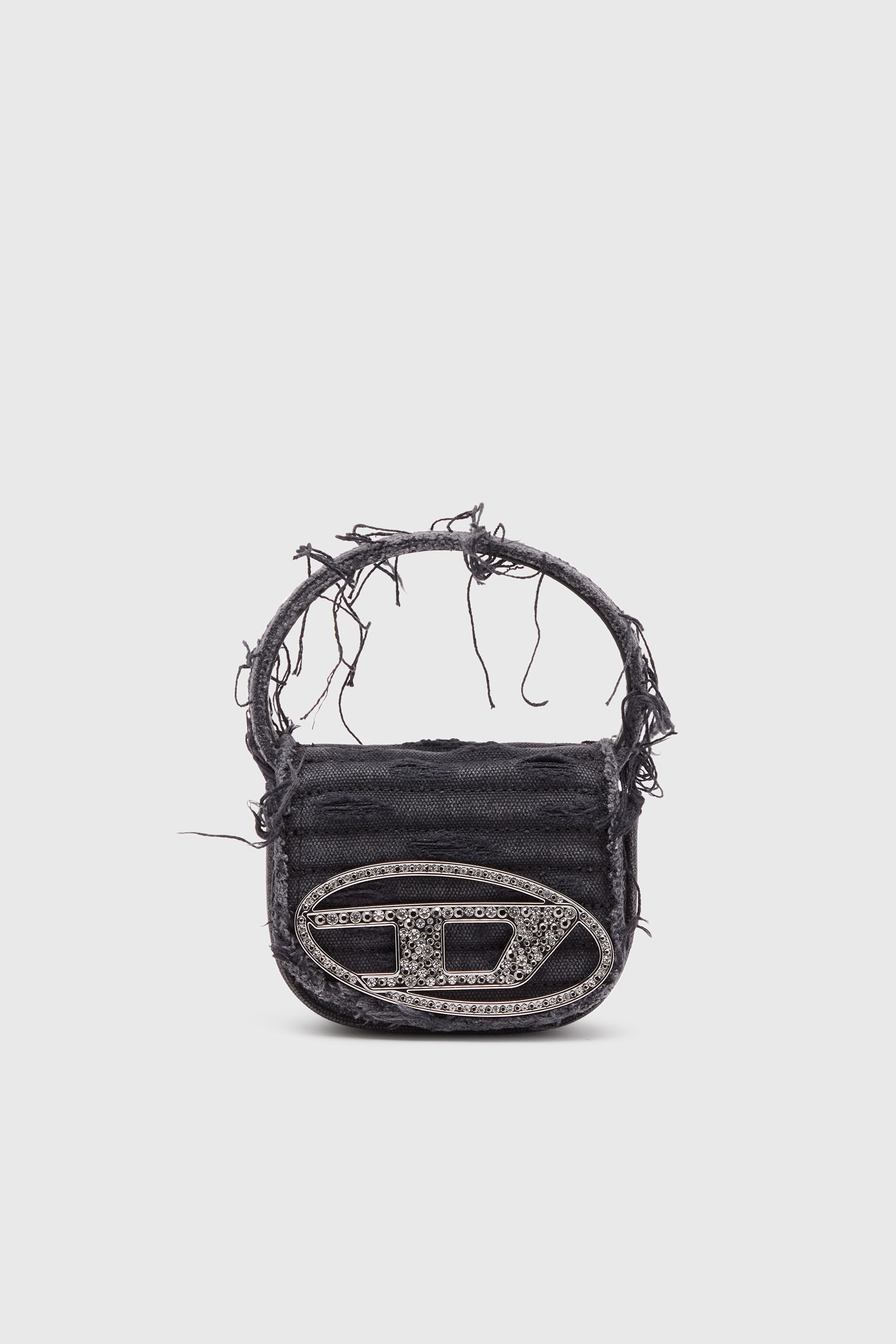 Women's 1DR XS-Iconic mini bag in canvas and leather | Black