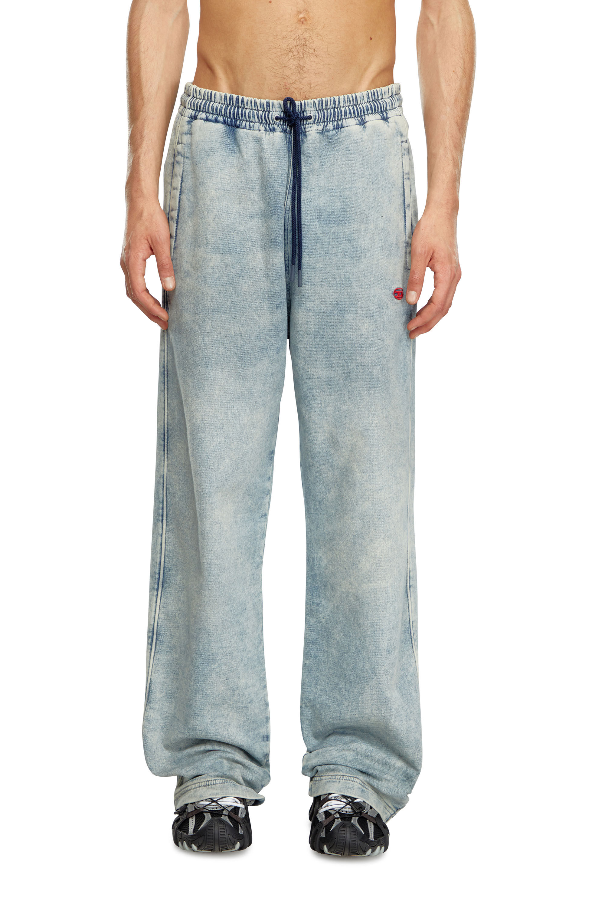 Men's Relaxed Jeans | Light Blue | Diesel D-Martyans Track Denim