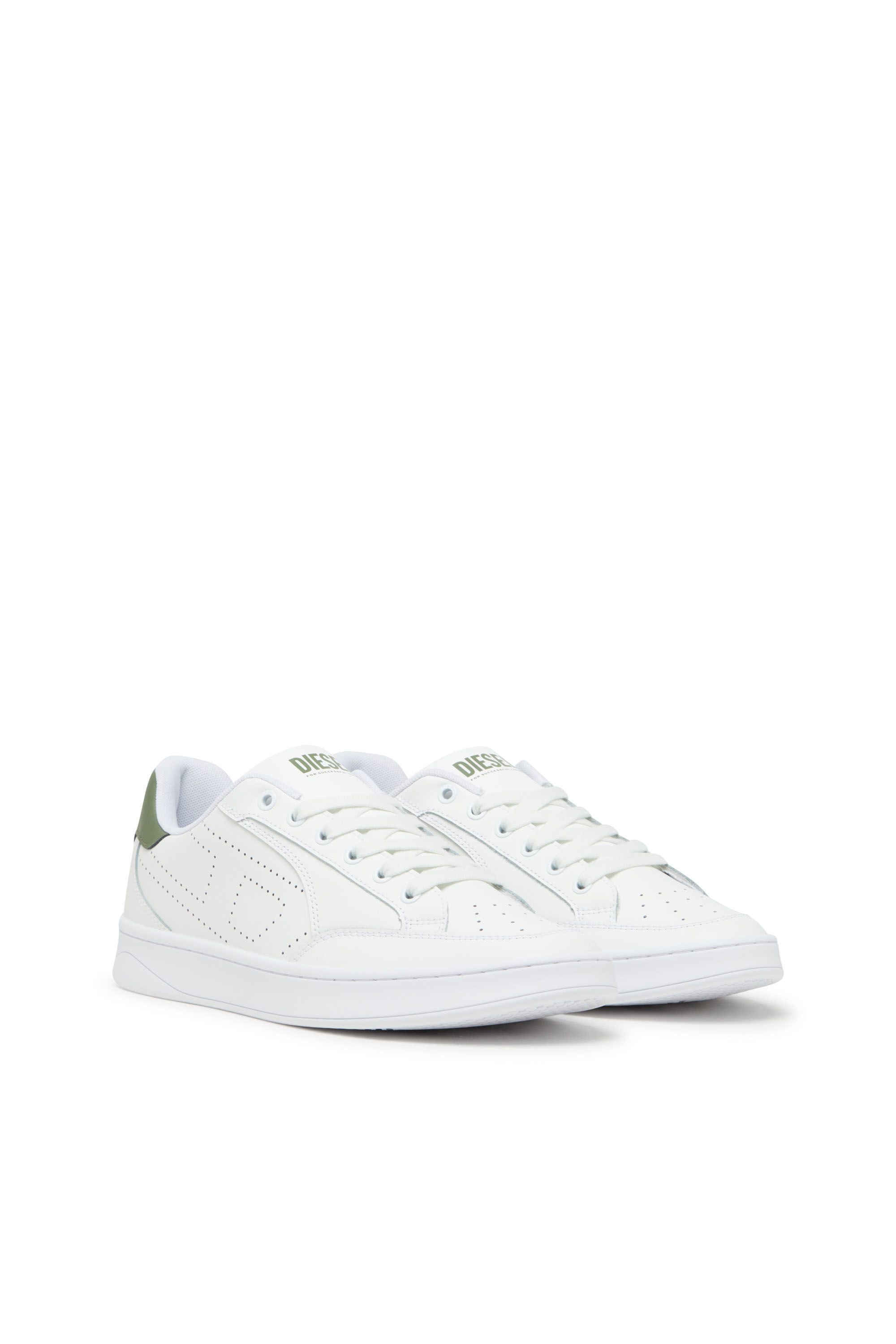 Men's S-Dakota-Leather sneakers with perforated logo