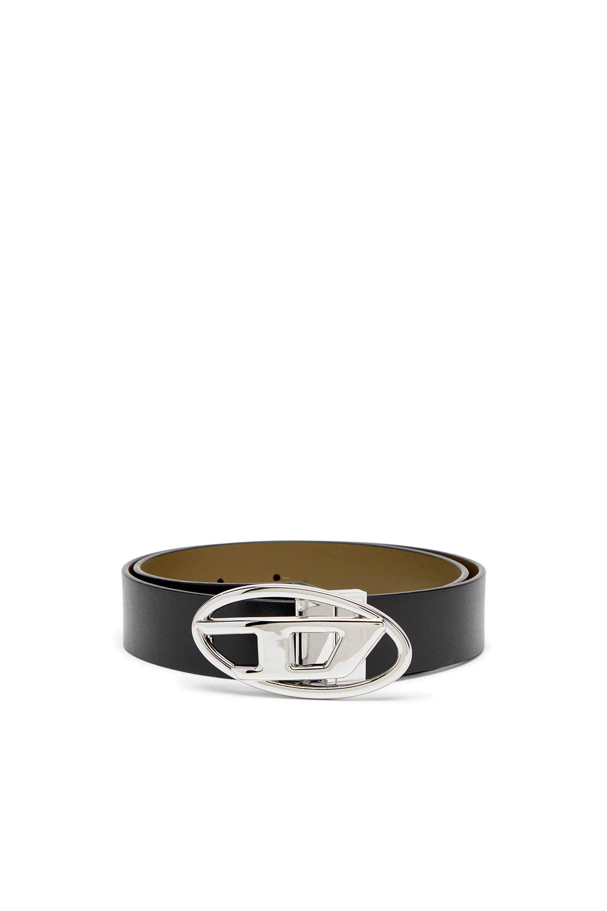 ベルト DIESEL X09874.P1245 Belts Diesel Women Belt Size 85cm Reversible White/Brown
