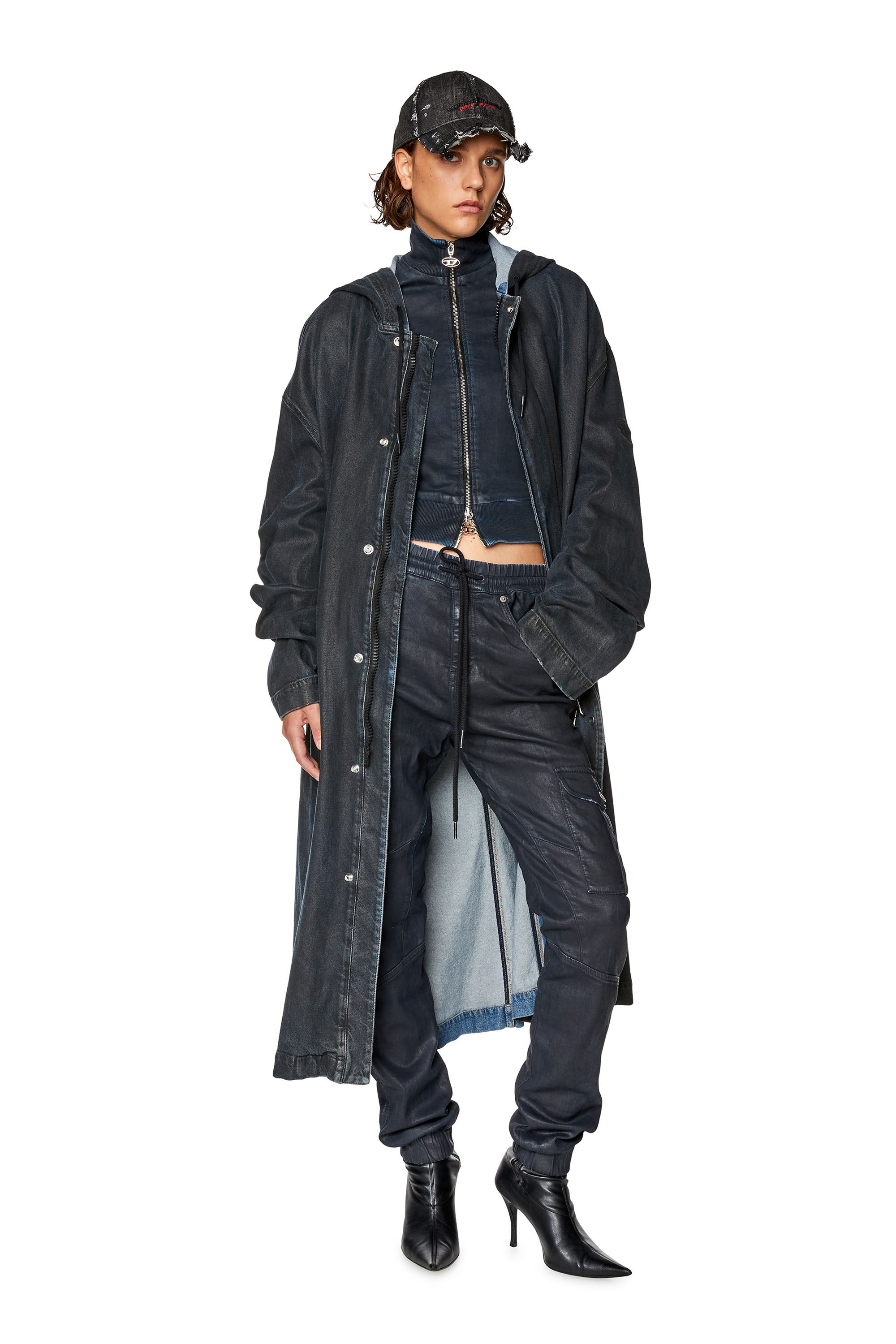 Diesel - Slim 2051 D-Ursy Track Denim 09H05, Dark Blue - Image 1