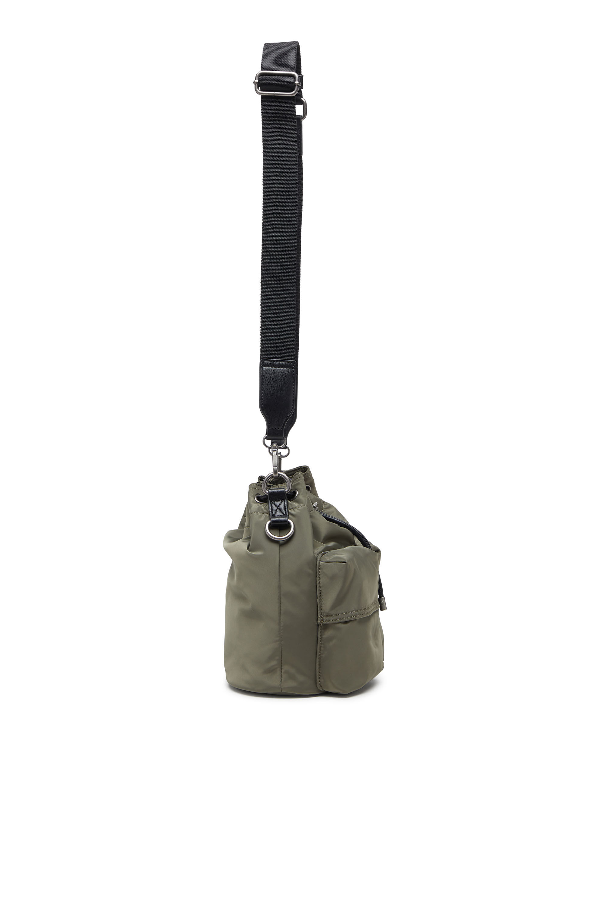 Women's Multi-Pkts-Multipocket bucket bag in utilitarian