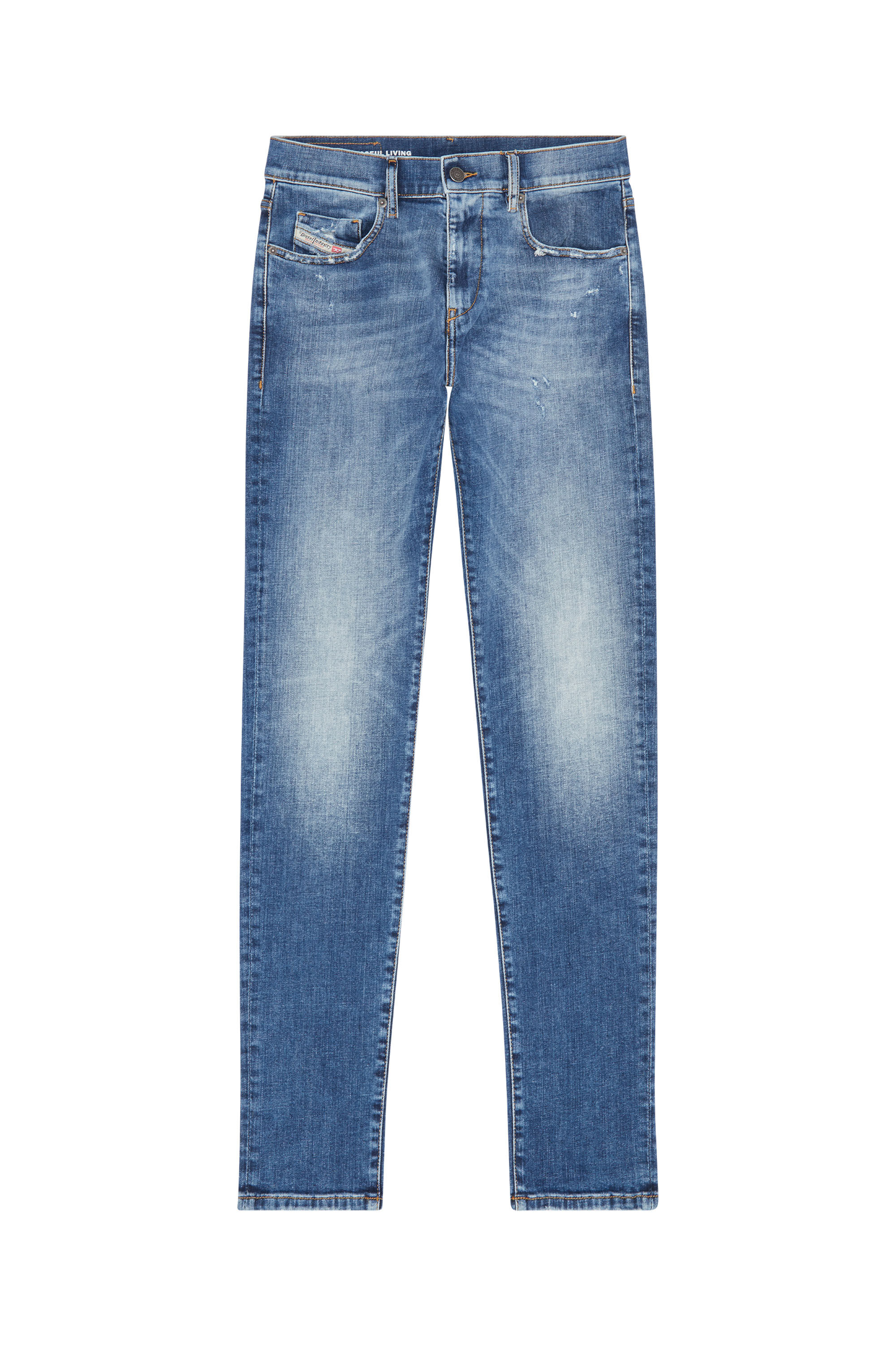 Calça jeans masculina D-Strukt da Diesel, Denim, 34W x 32L