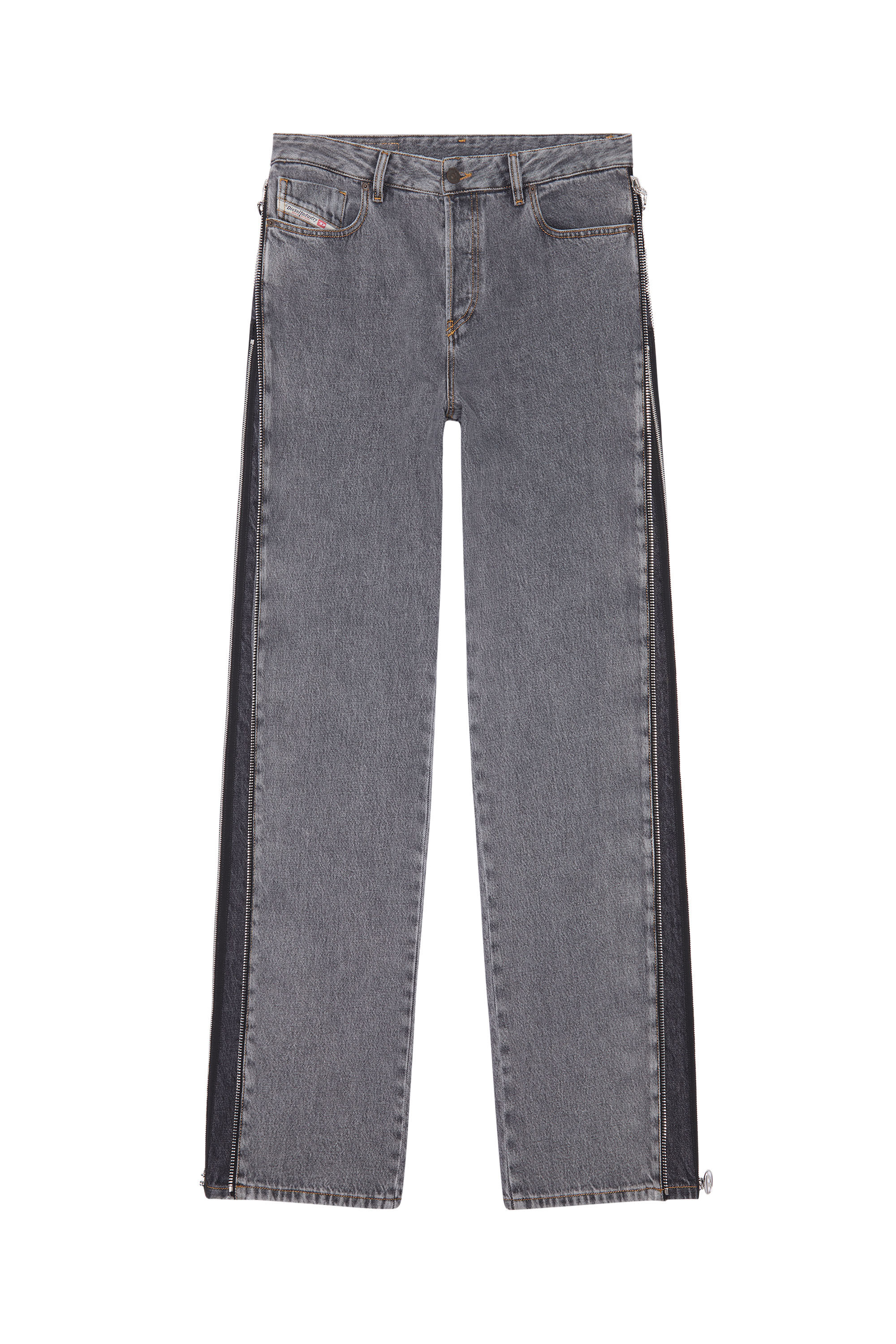 Diesel - 1955 D-Rekiv 09D18 Straight Jeans, Black/Dark grey - Image 2