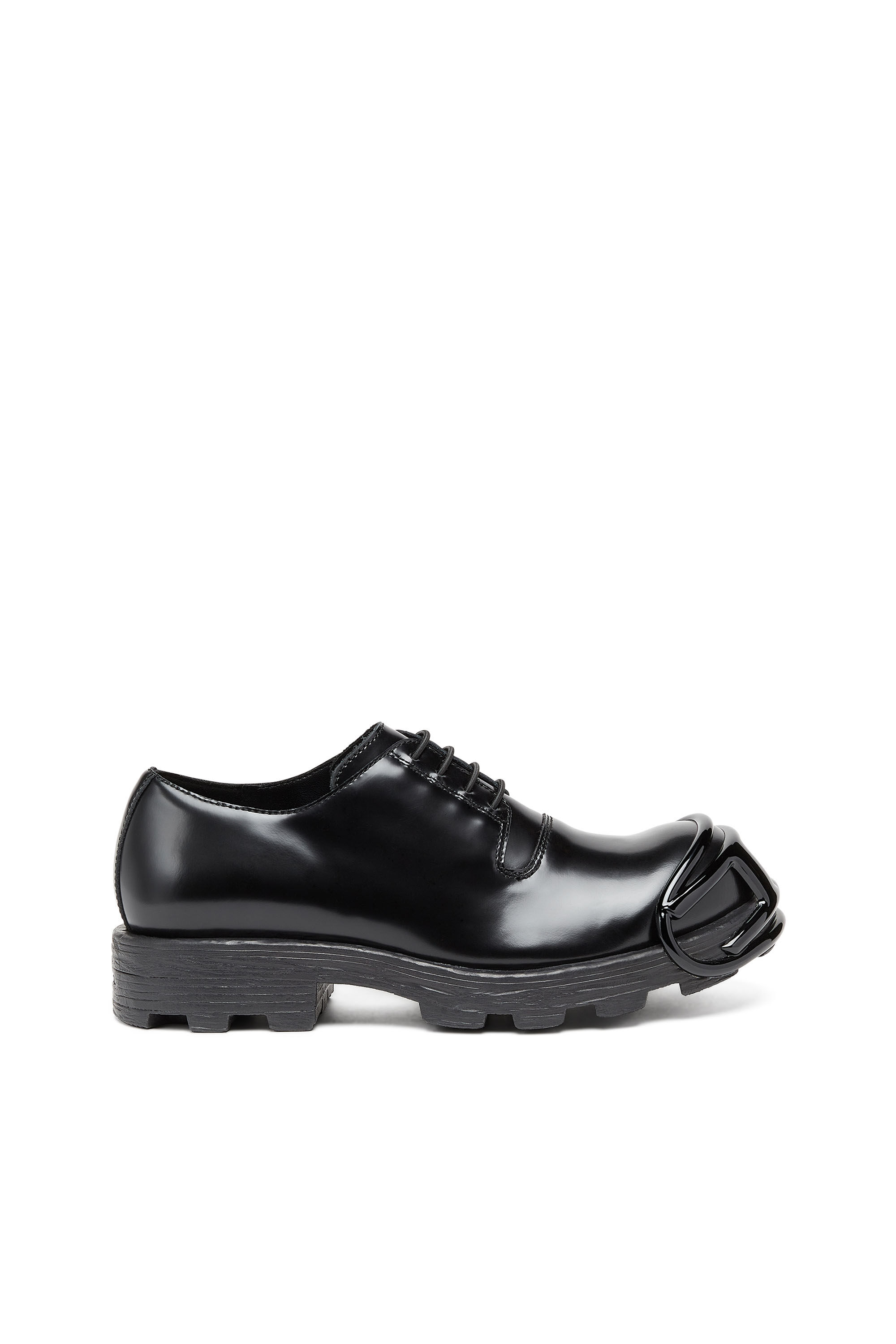 Men's D-Hammer SO D - Leather lace-up shoes with oval D toe cap 