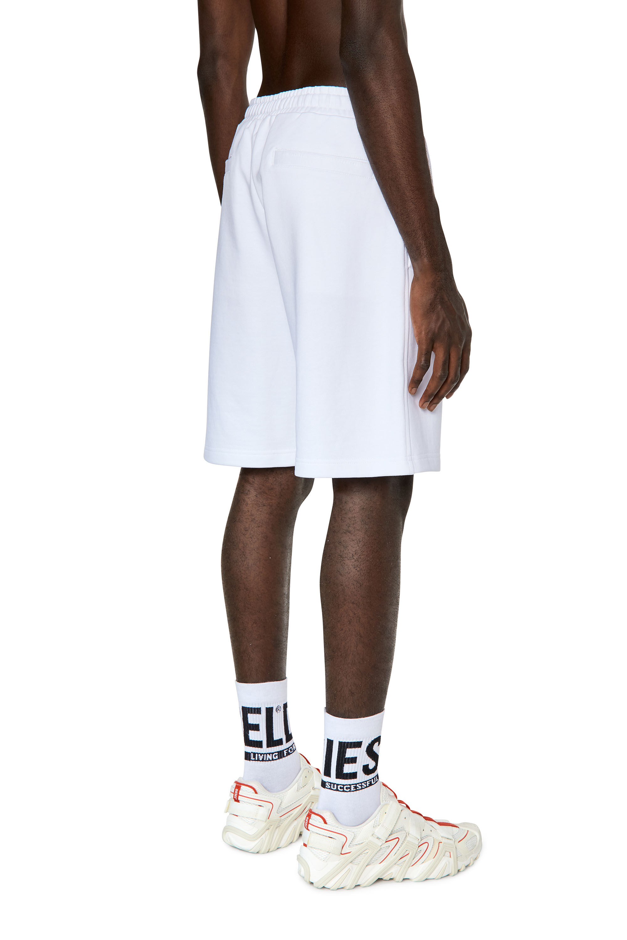 P-CROWN-DIV Man: Sweat shorts with embroidered logo
