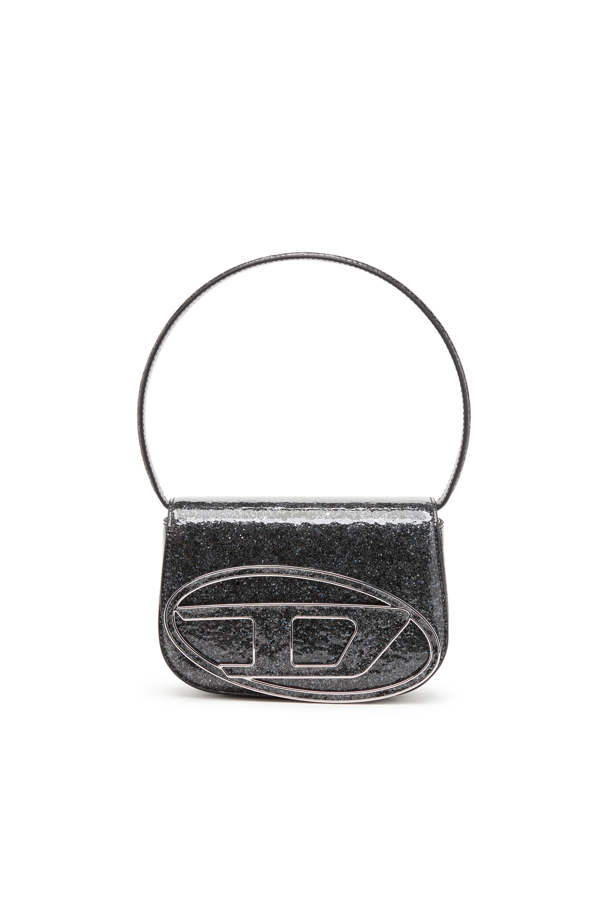 Women's 1DR - Iconic shoulder bag in croc-print leather