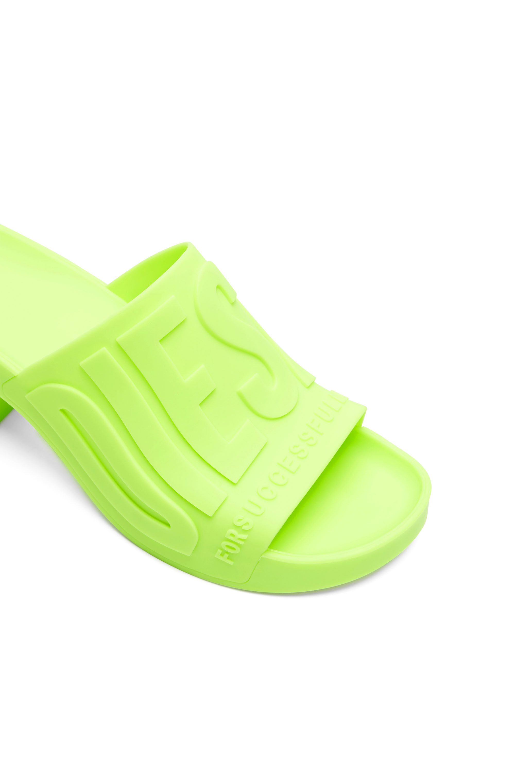 SA-PAMELA H Woman: Heeled neon rubber pool slides | Diesel