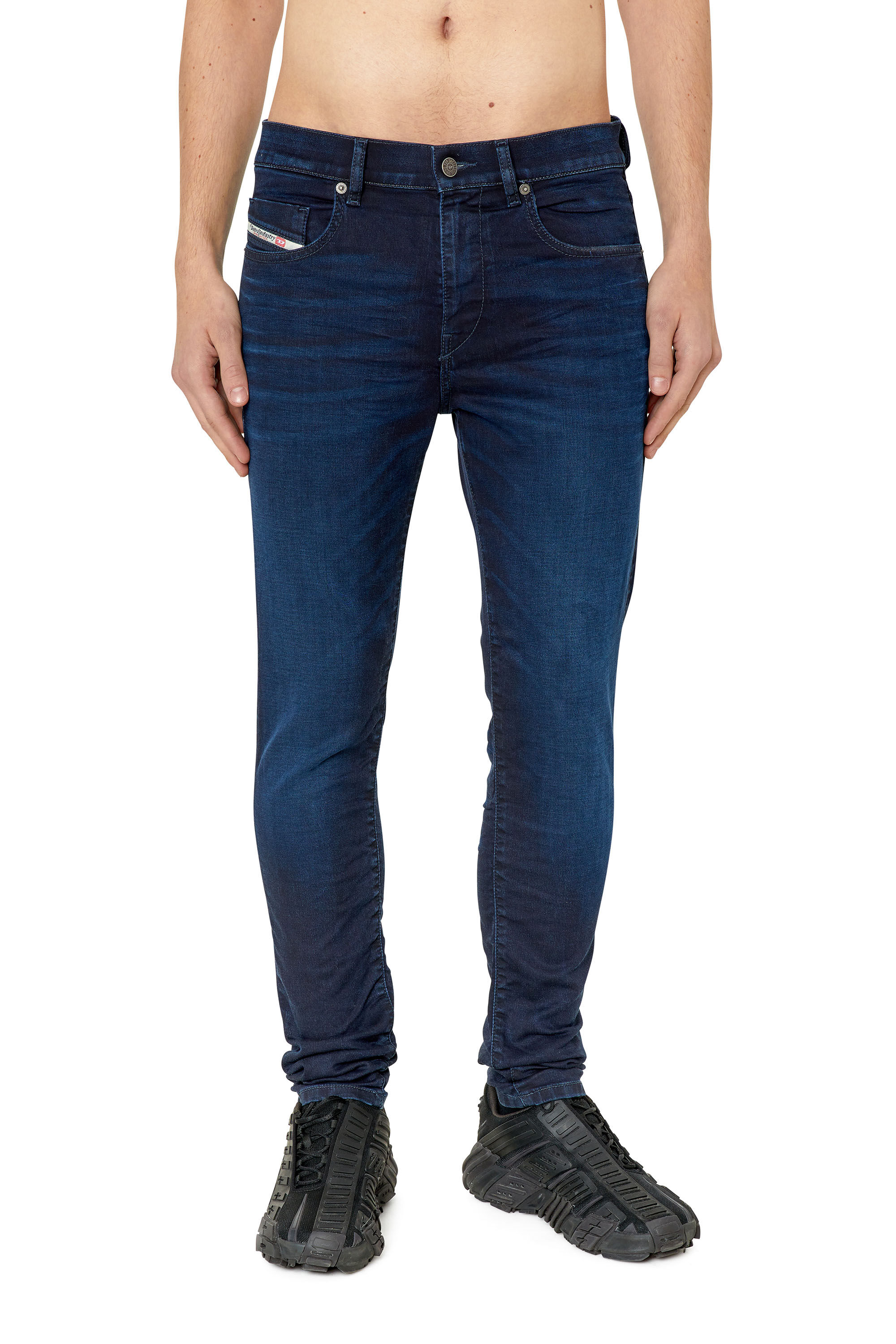 D-STRUKT-Z-NE Man: Slim Dark blue Jeans | Diesel
