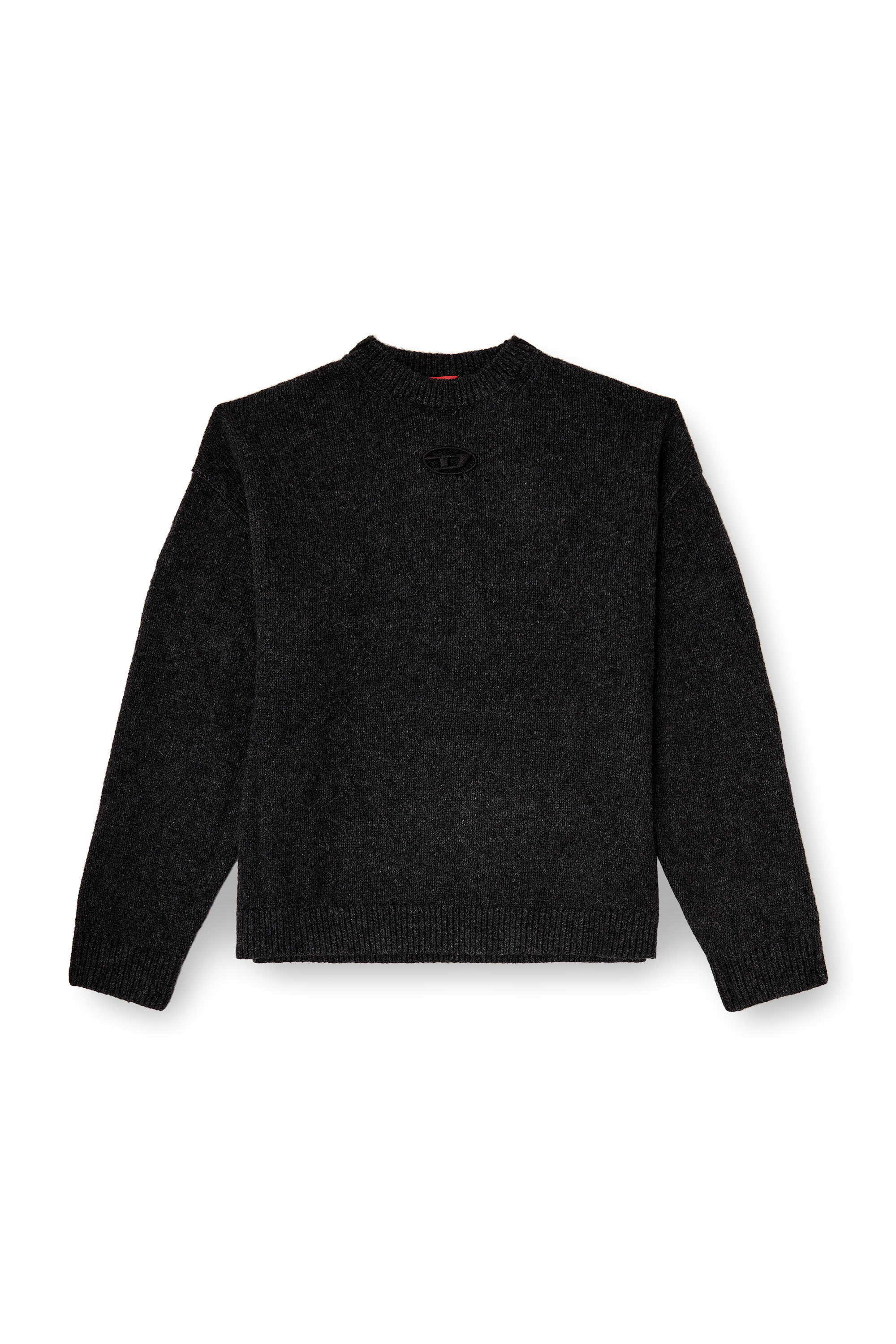 Men's Jumper in wool and alpaca blend | Black | Diesel