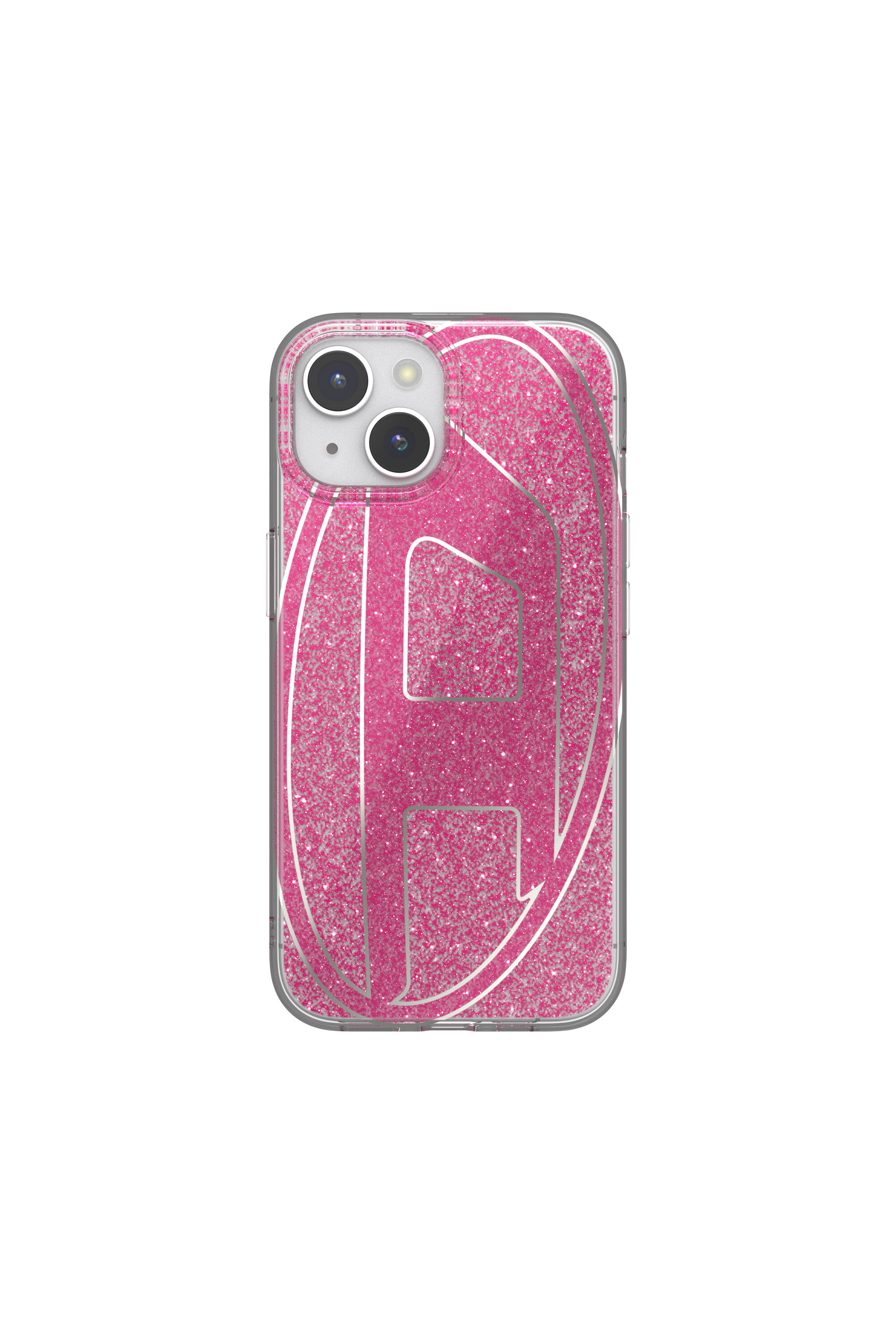 Women's Glitter Case for iP 15 | Pink | Diesel