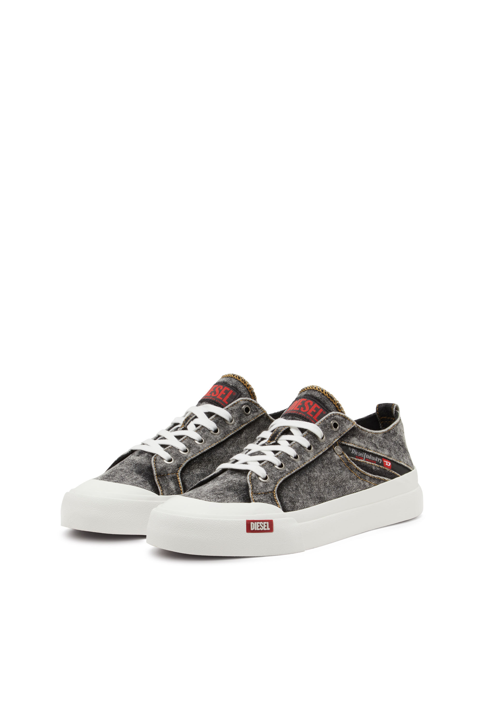 【DIESEL】S-ATHOS NMD LOW - スニーカー Men's S-Athos-Denim sneakers with pocket detail | Black | Diesel