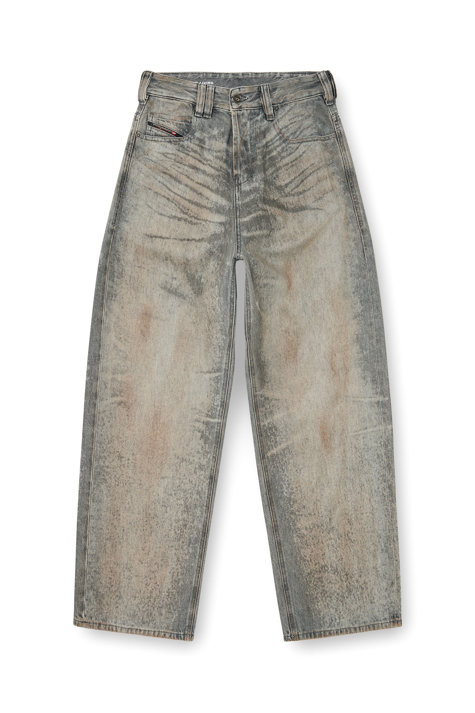 Women's Relaxed Jeans | Grey | Diesel 1997 D-Enim-M
