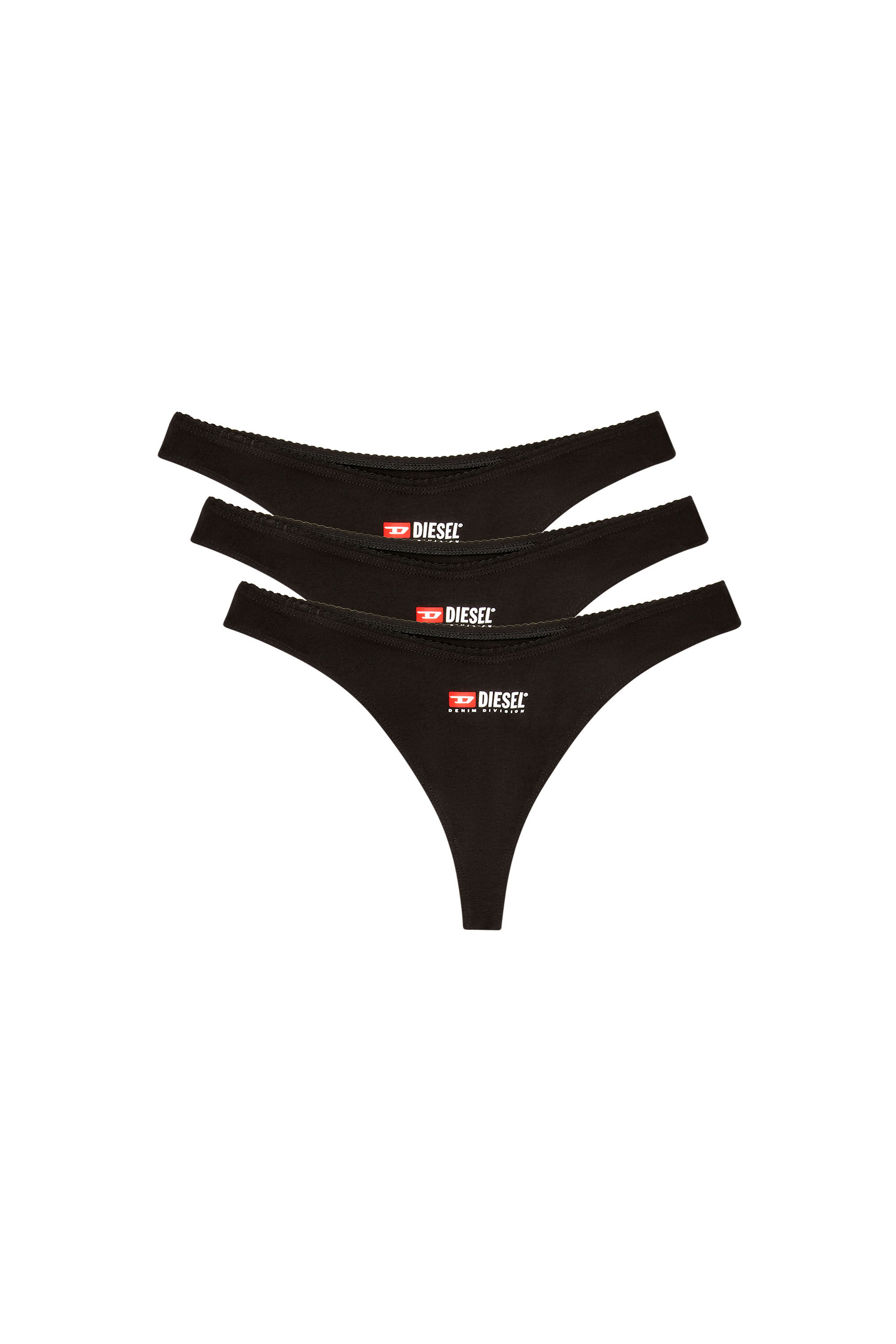 Diesel - PUNCHY-D-CORE-3PACK, Woman's 3-pack of thongs in Black - 2