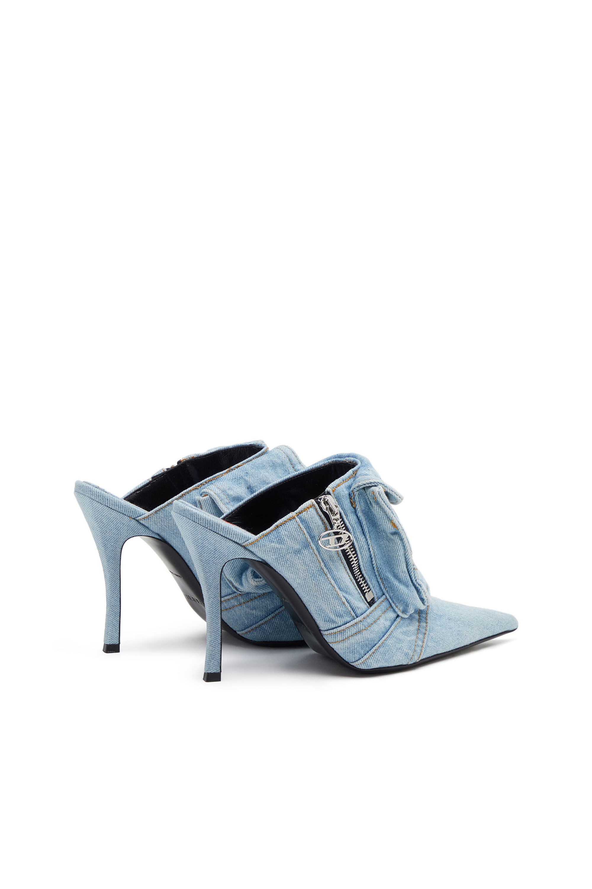 Blue jean mules new arrivals