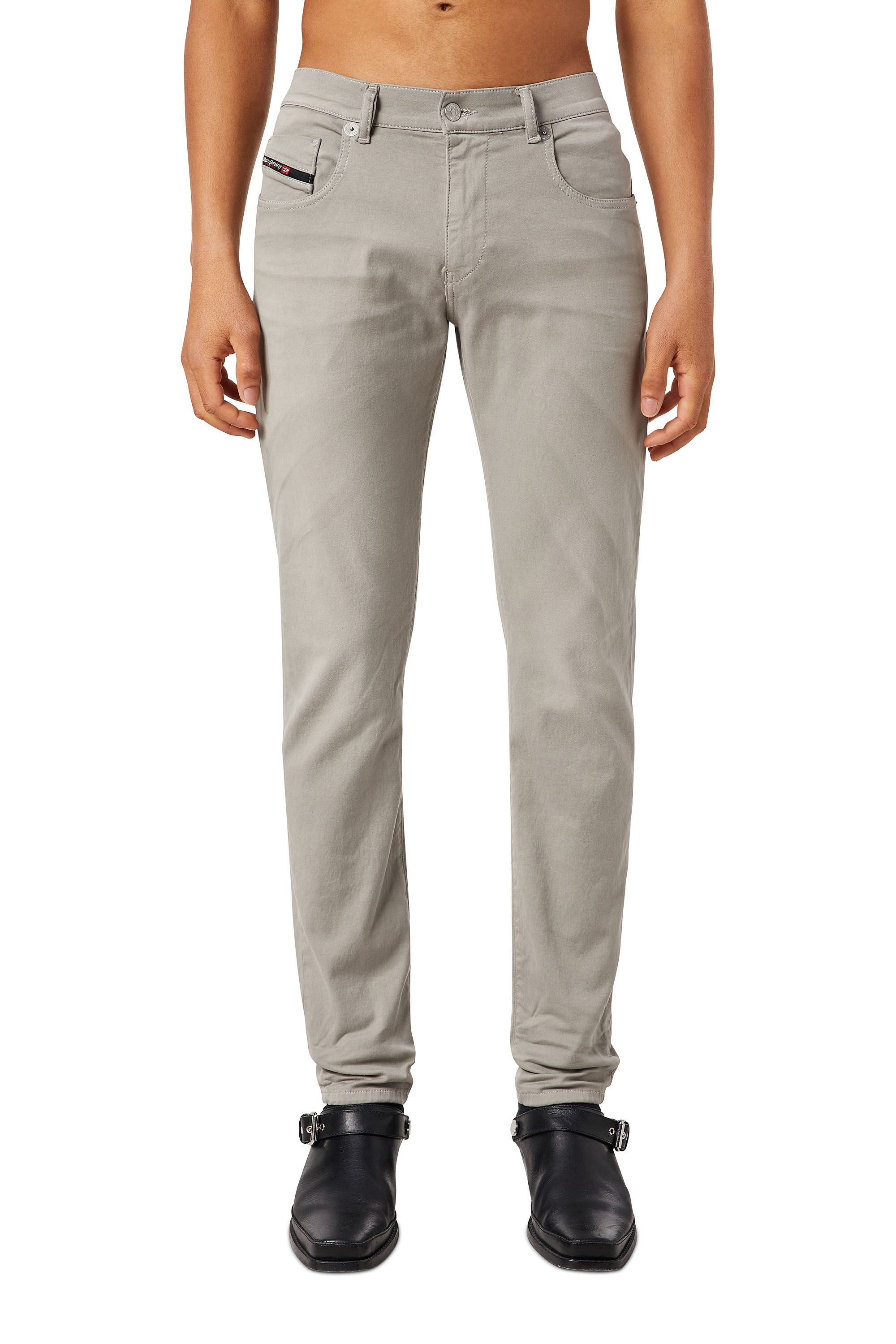 D-STRUKT-Z-NE Man Slim Colored Jeans | Light Grey | Diesel