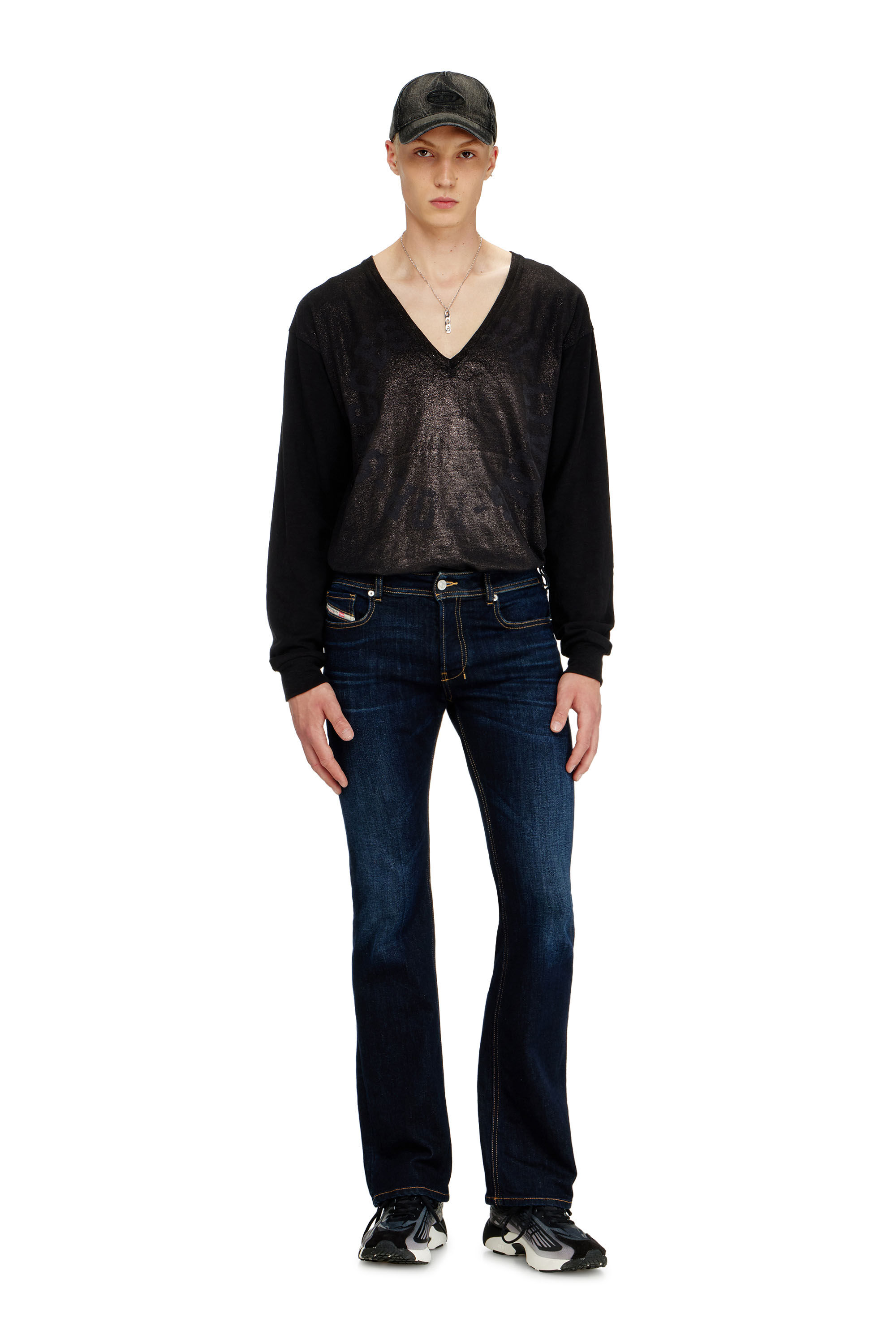 Men's Bootcut Jeans | Dark Blue | Diesel 2007 Zatiny