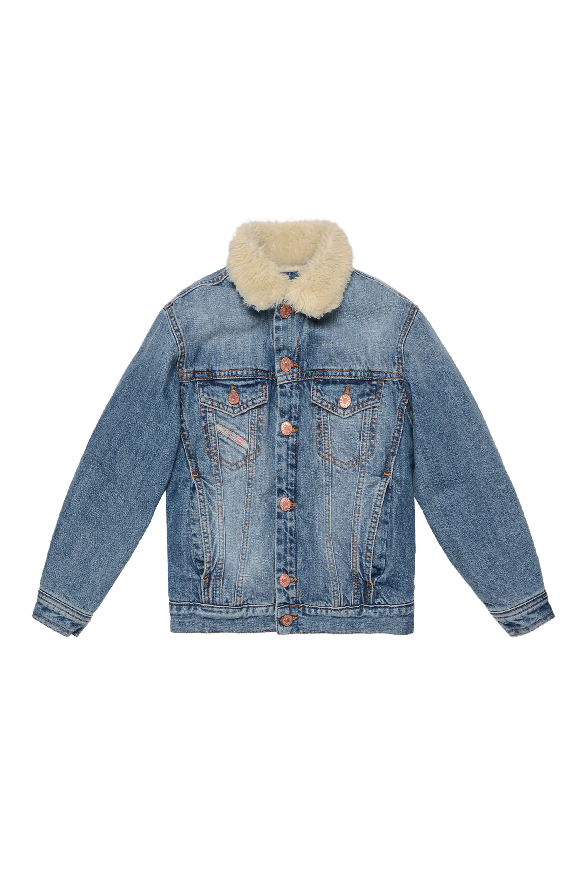 JRESKY Boy Trucker jacket with teddy fur Diesel