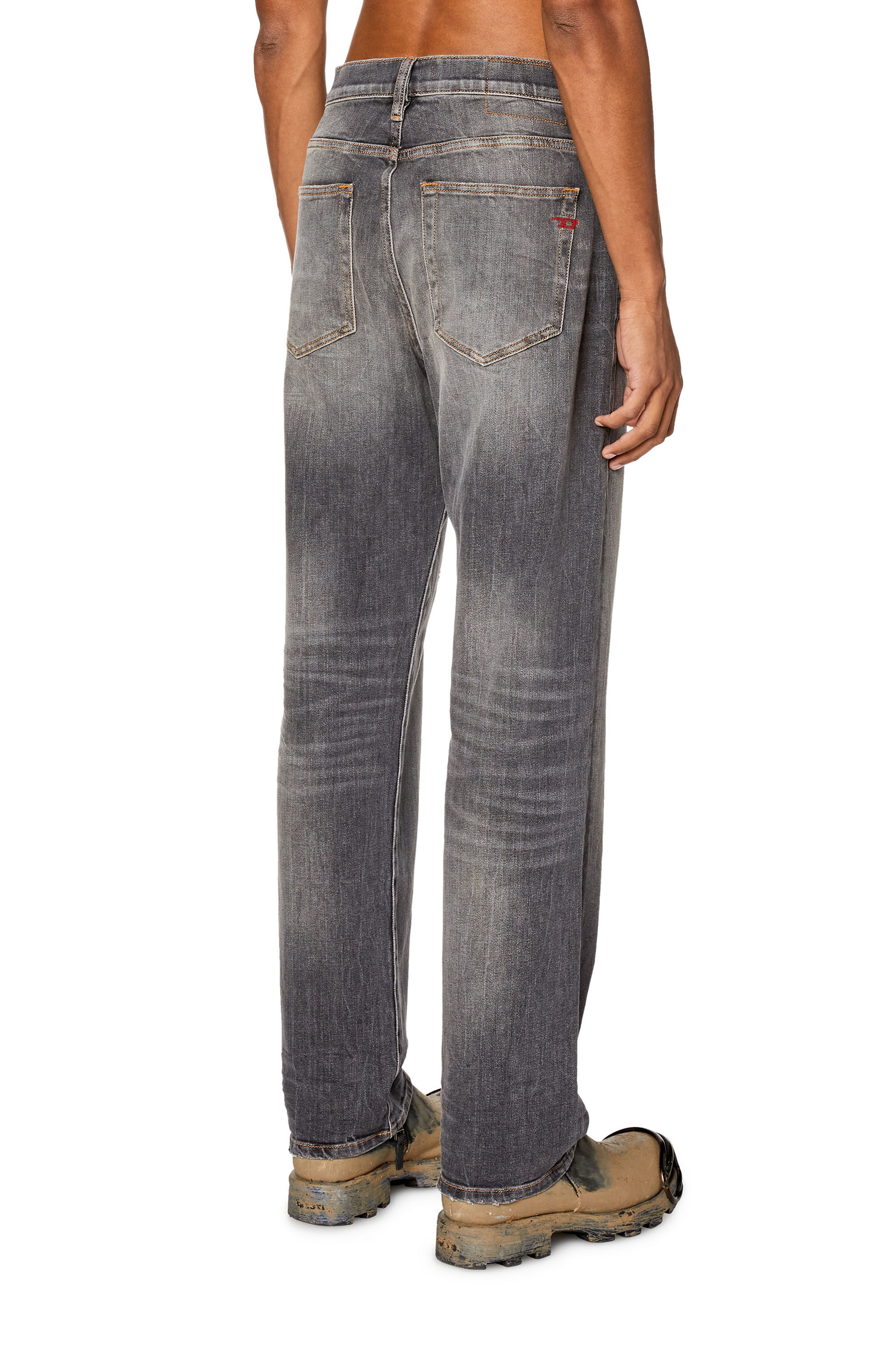 Diesel - Straight Jeans 2020 D-Viker 09G21, Black/Dark grey - Image 4