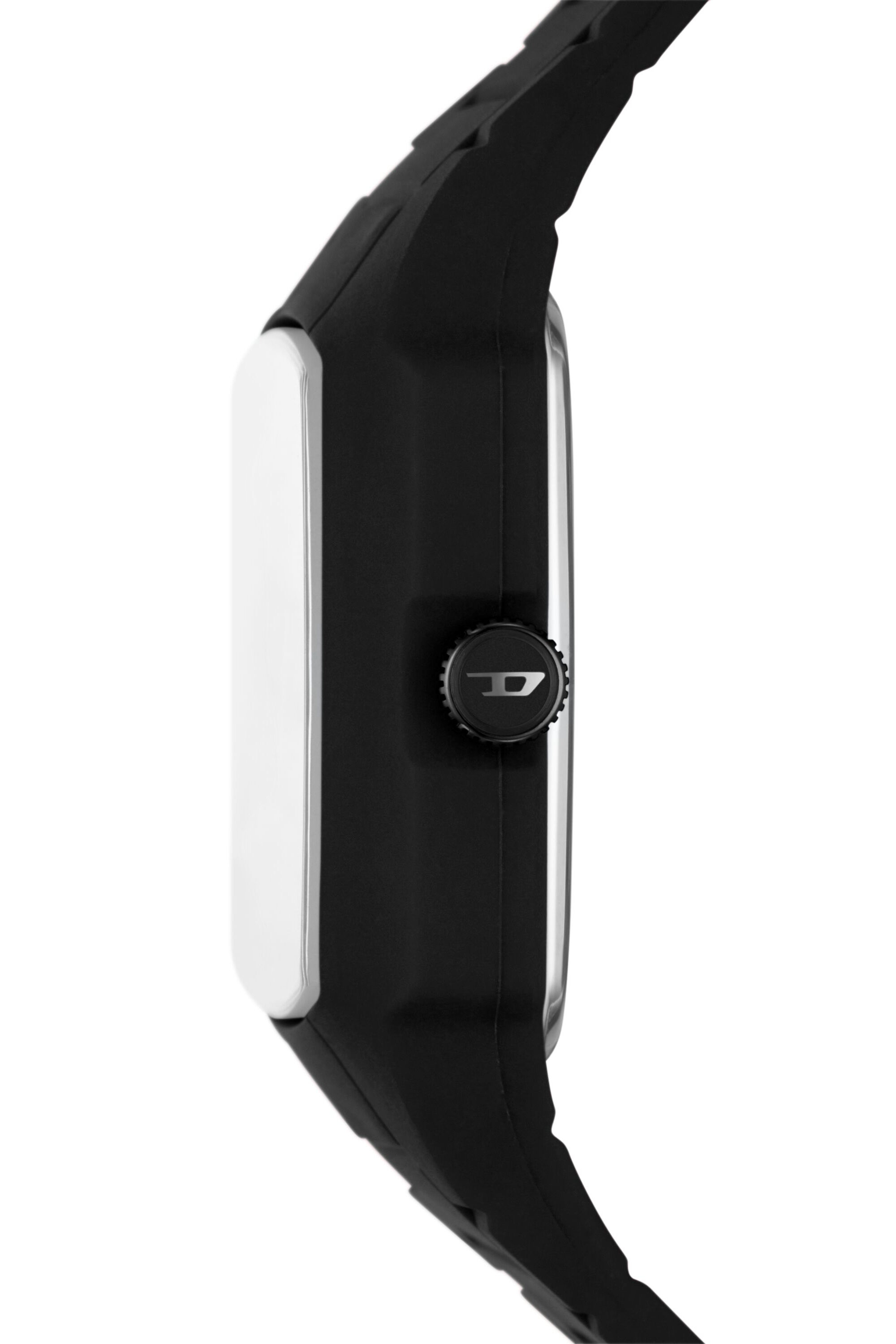 Men\'s Cliffhanger 2.0 Black Silicone Watch | DZ2166 Diesel