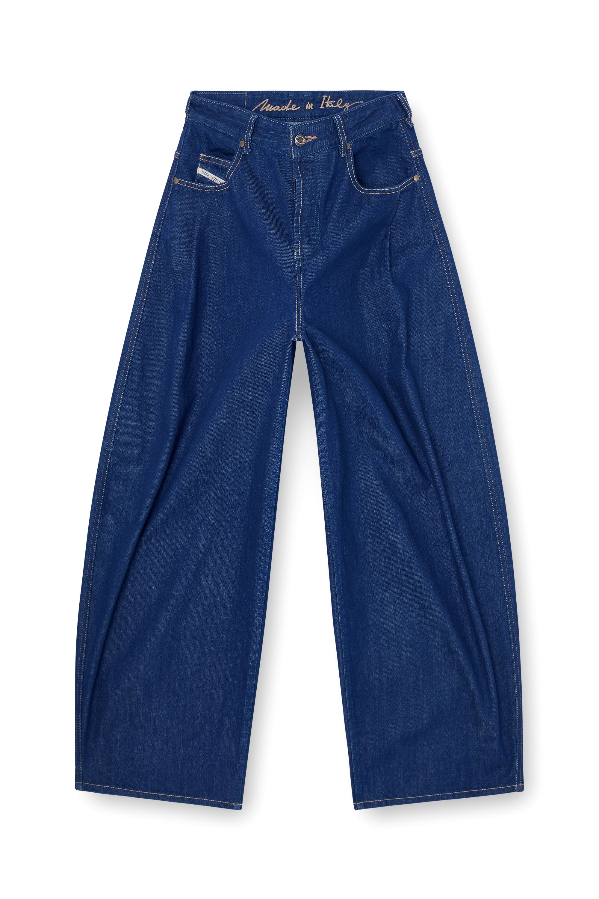 Women's Relaxed Jeans | Dark Blue | Diesel 1987 D-Khelz