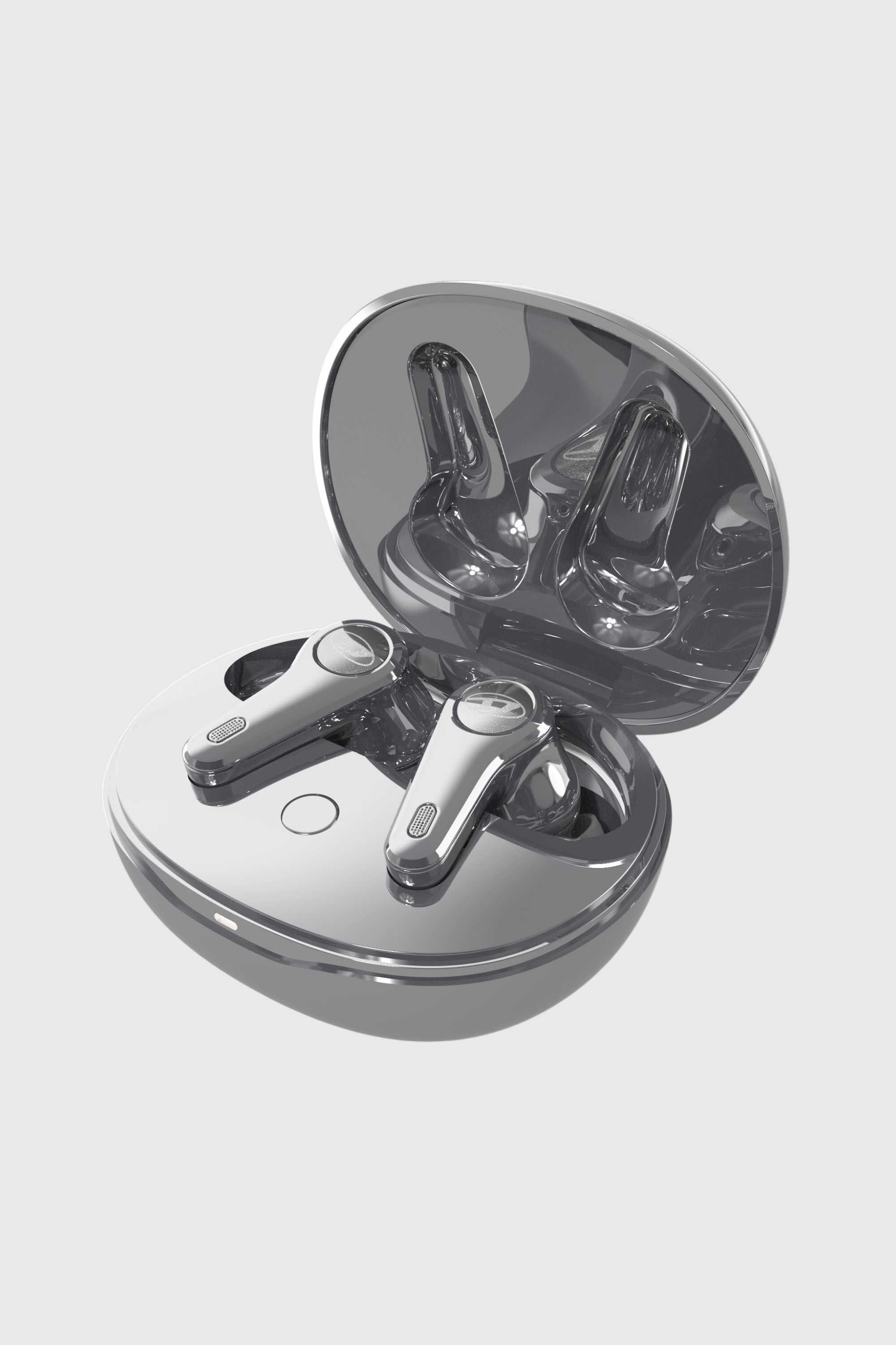 DIESEL ワイヤレスイヤホン シルバー Women's Wireless Earbuds | Grey | Diesel {{Country}}