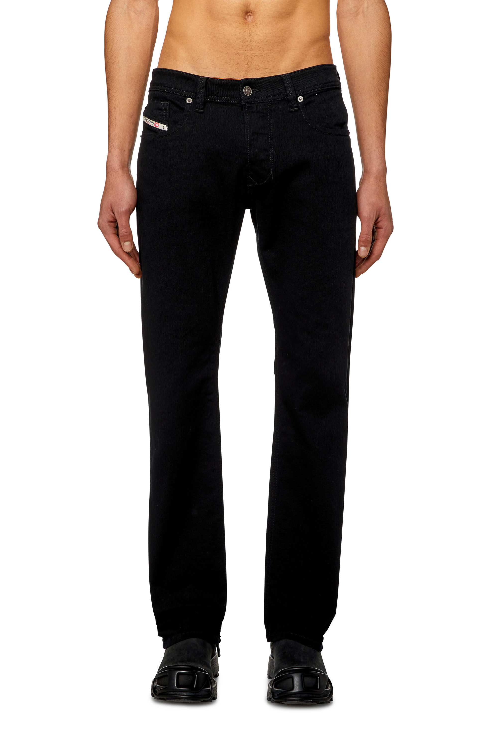 Larkee Man: Regular Skater Black/Dark grey Jeans | Diesel