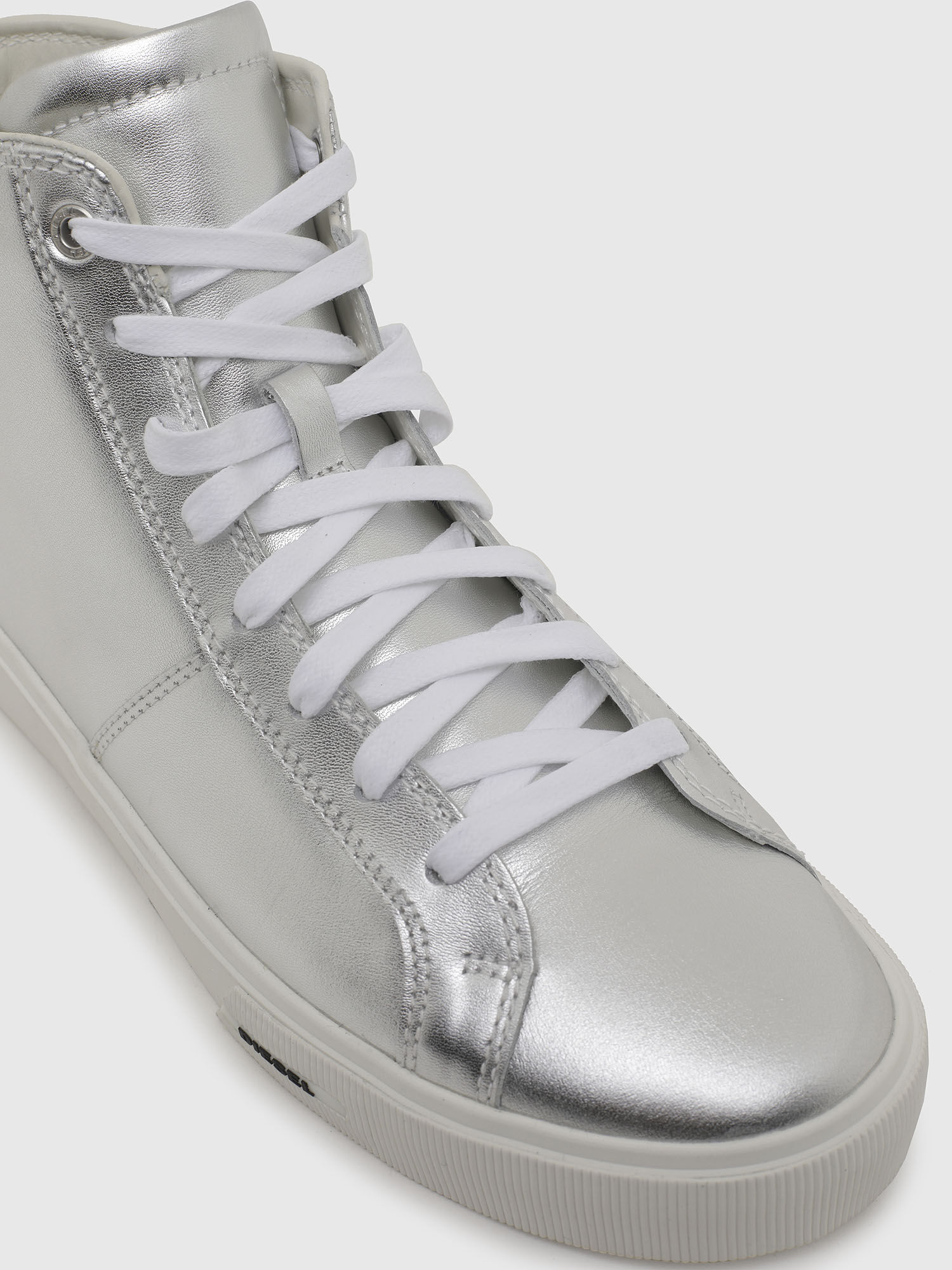 Diesel silver sneakers Clearance
