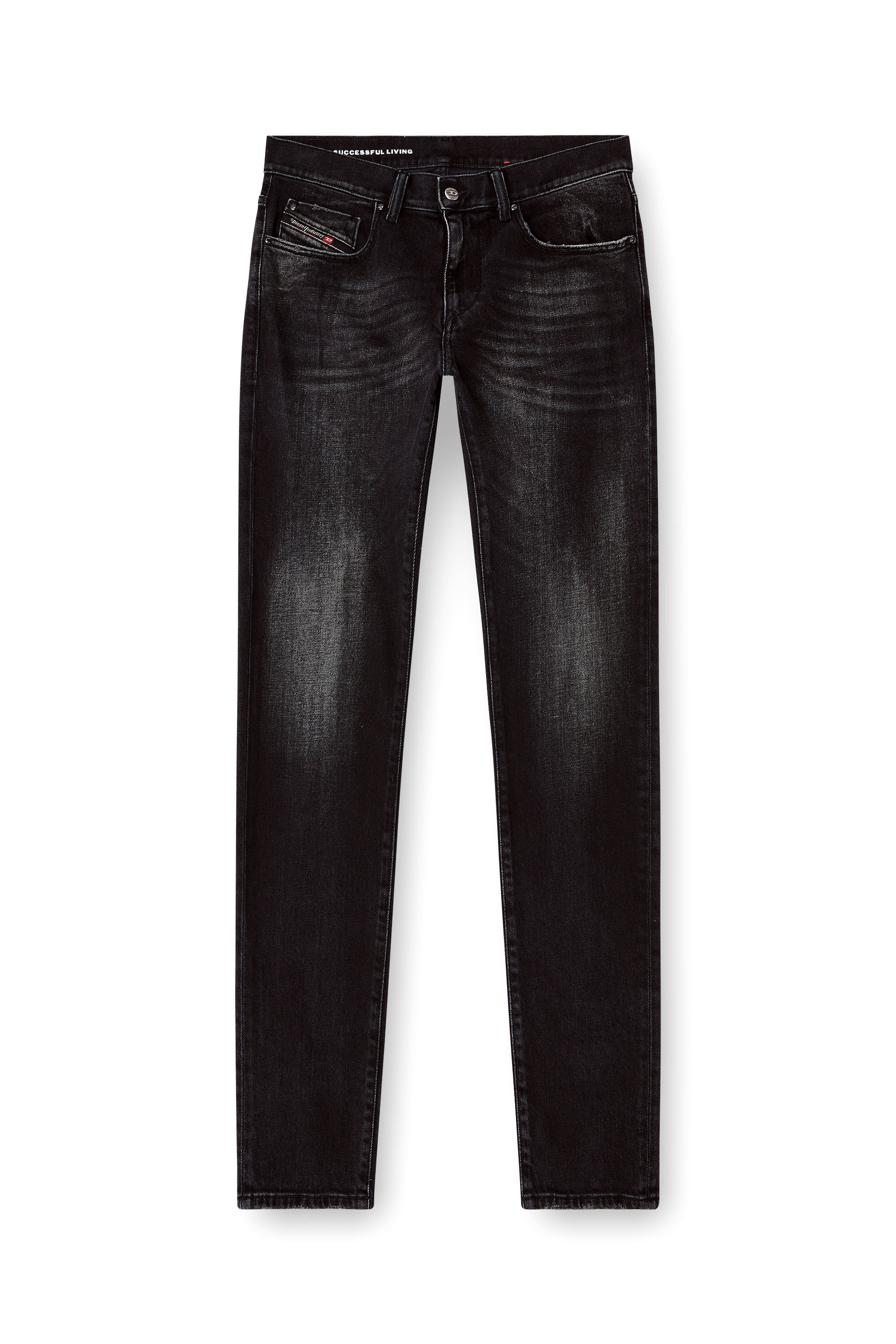 Men's Slim Jeans | Black/Dark grey | Diesel 2019 D-Strukt