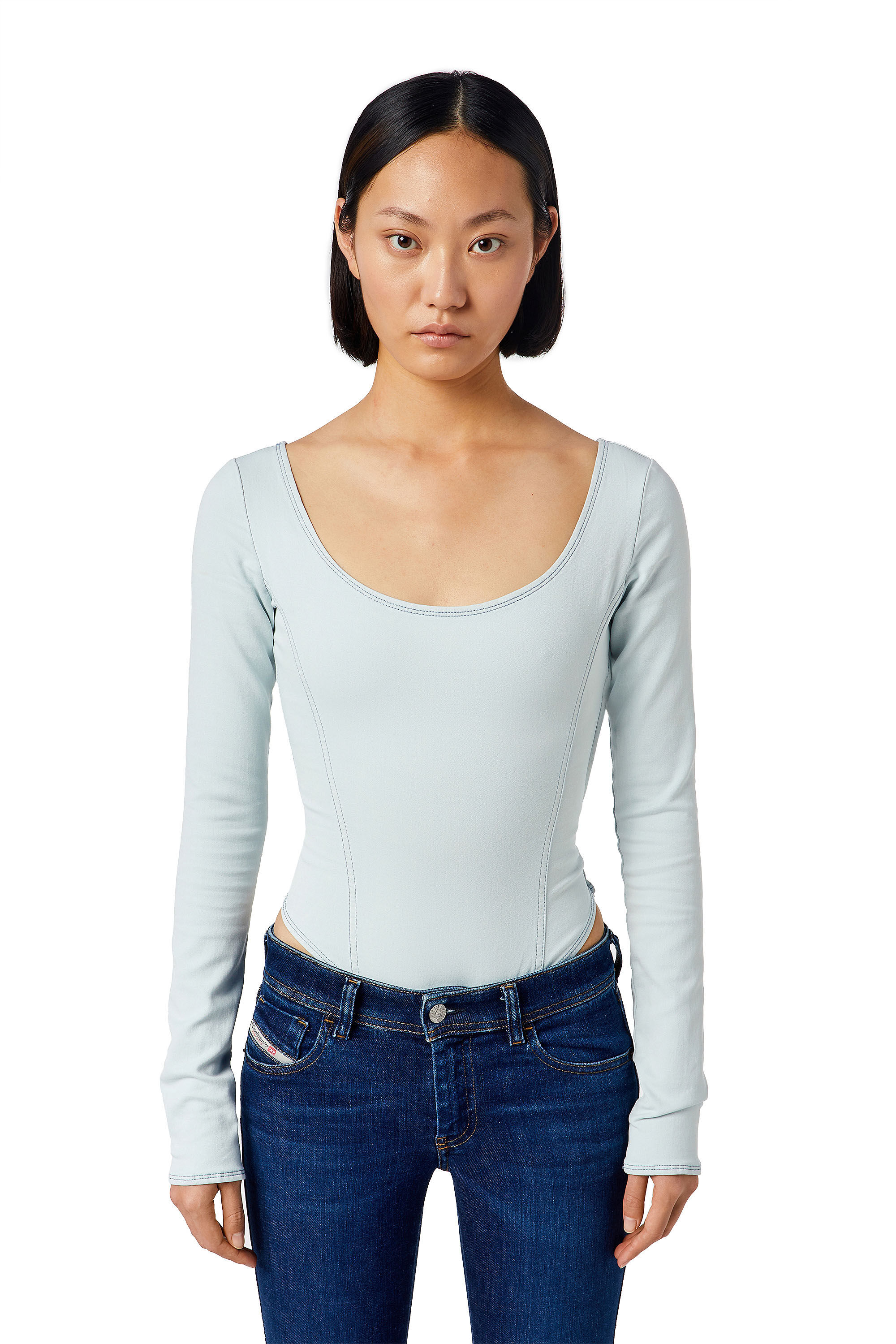 D-CHO TRACK DENIM JOGGJEANS