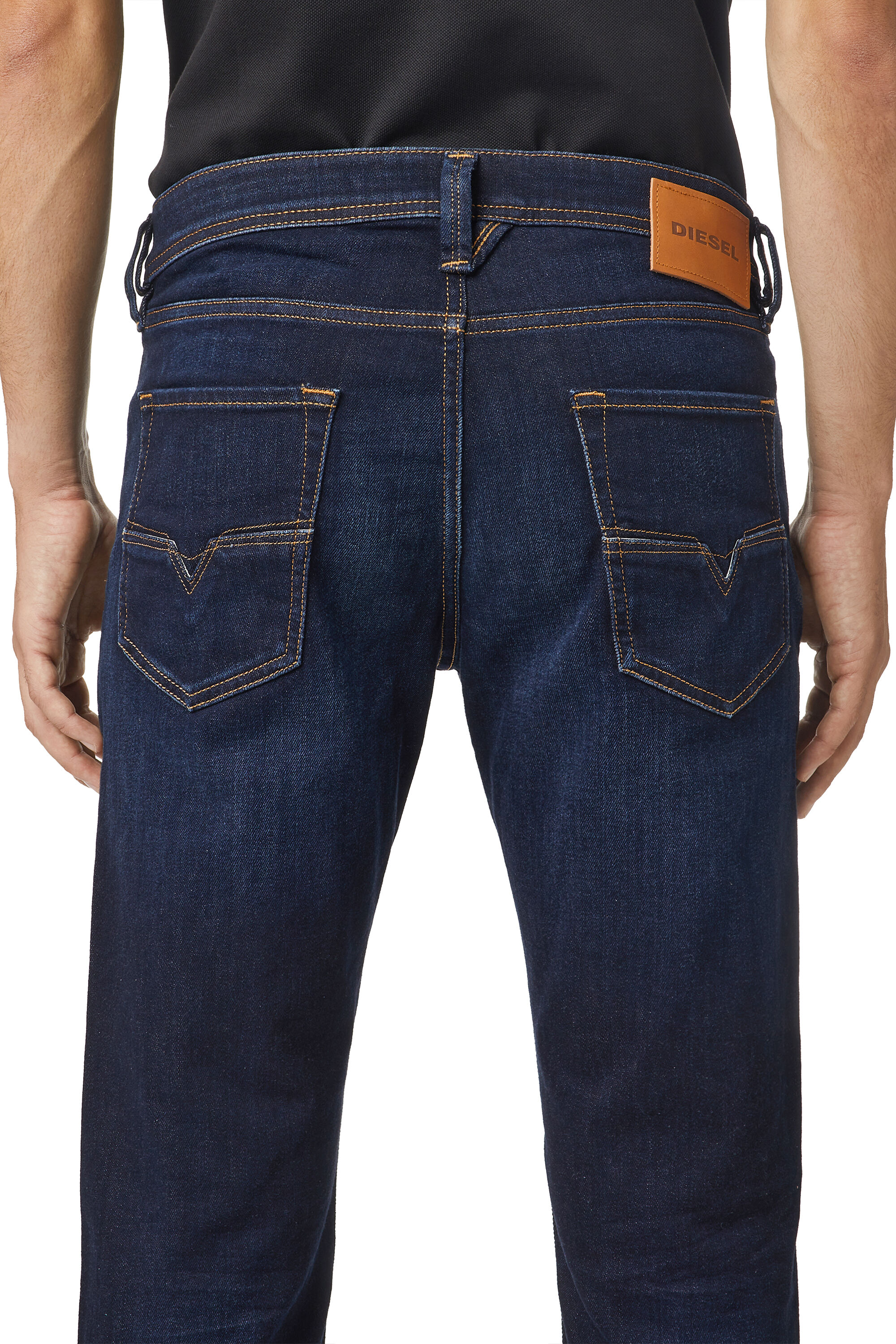 LARKEE BEEX Man Tapered Dark blue Jeans Diesel