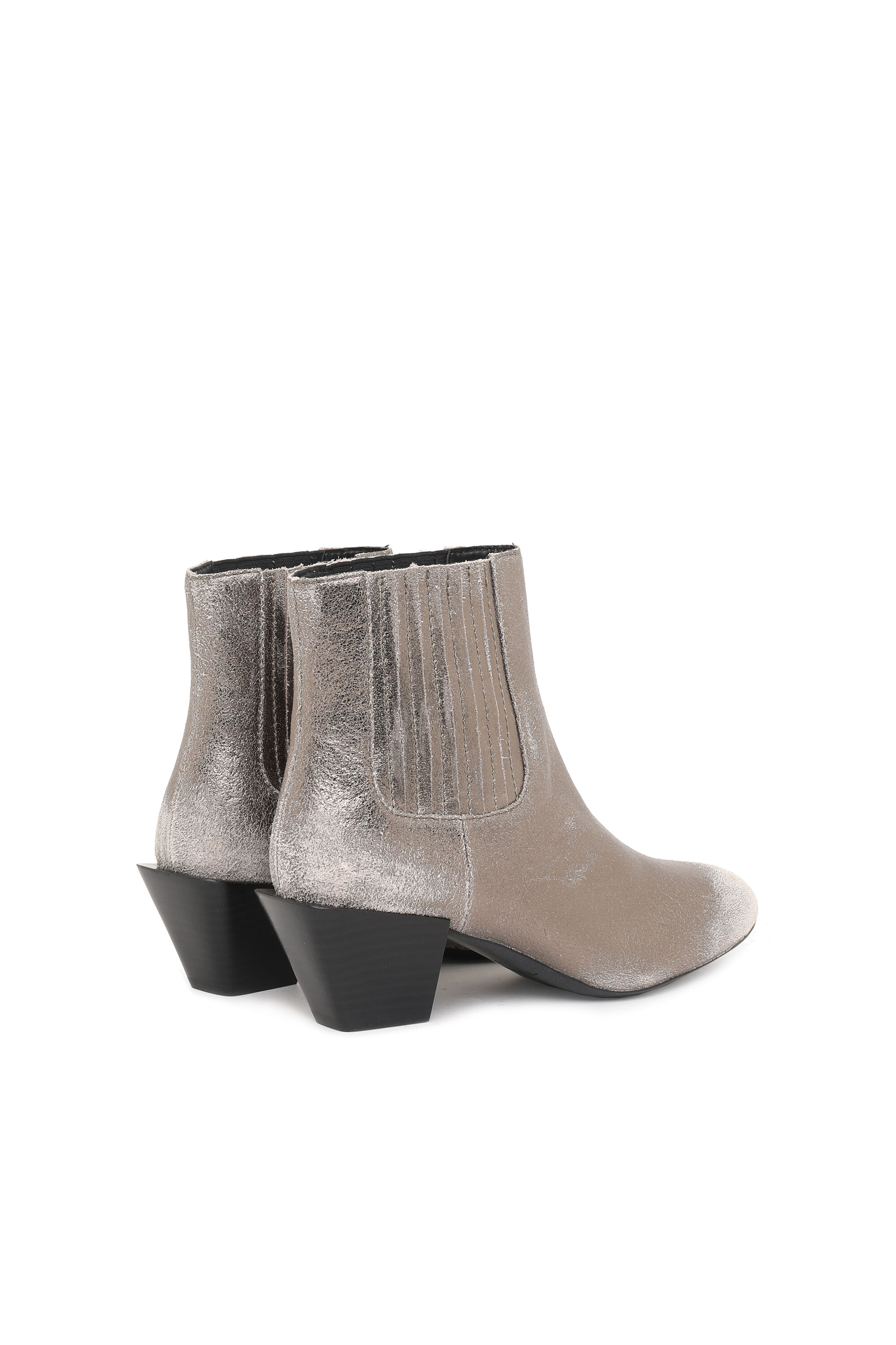 diesel silver boots