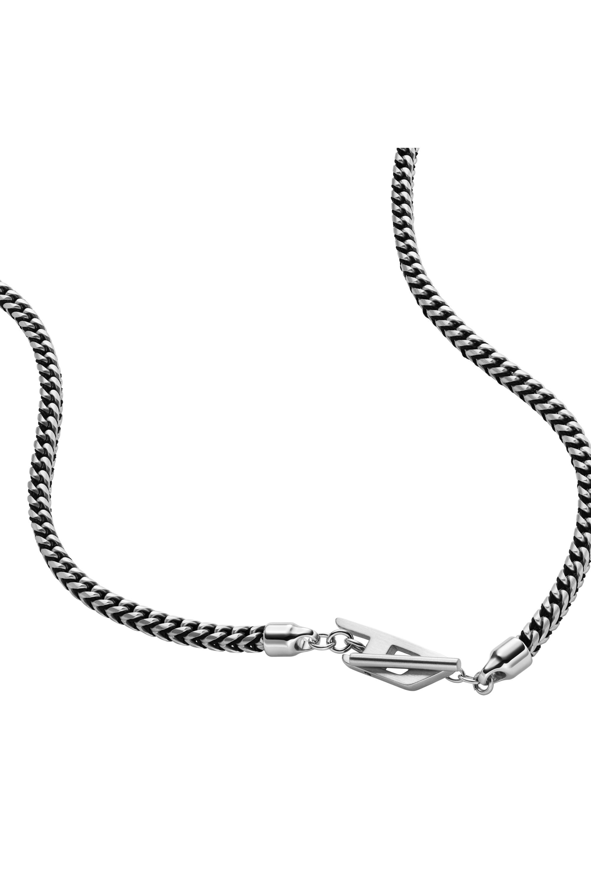 ◆DIESEL◆ D Logo Two-Tone Chain Necklace Women's D Logo Two-Tone Chain Necklace | Gold | Diesel