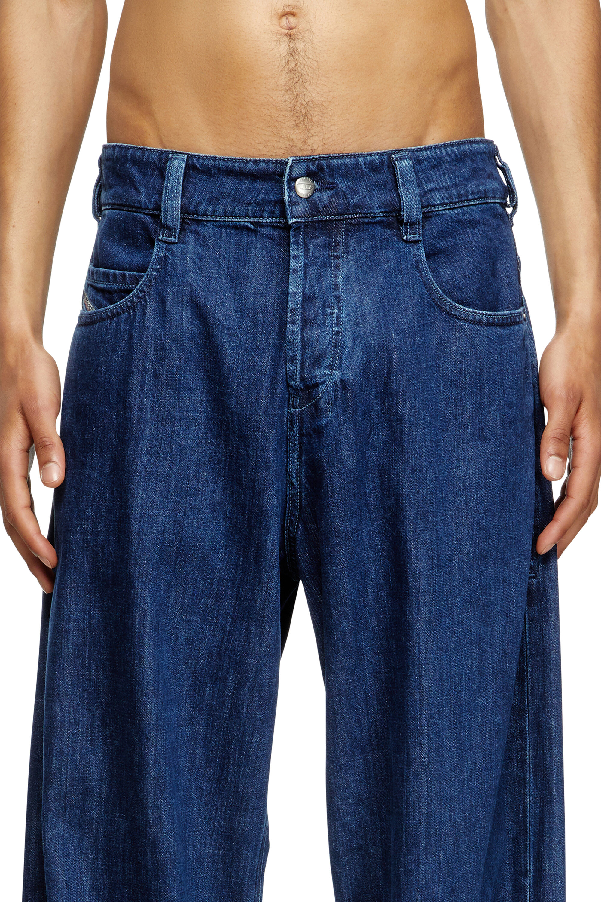 Women's Relaxed Jeans | Dark Blue | Diesel 1997 D-Enim