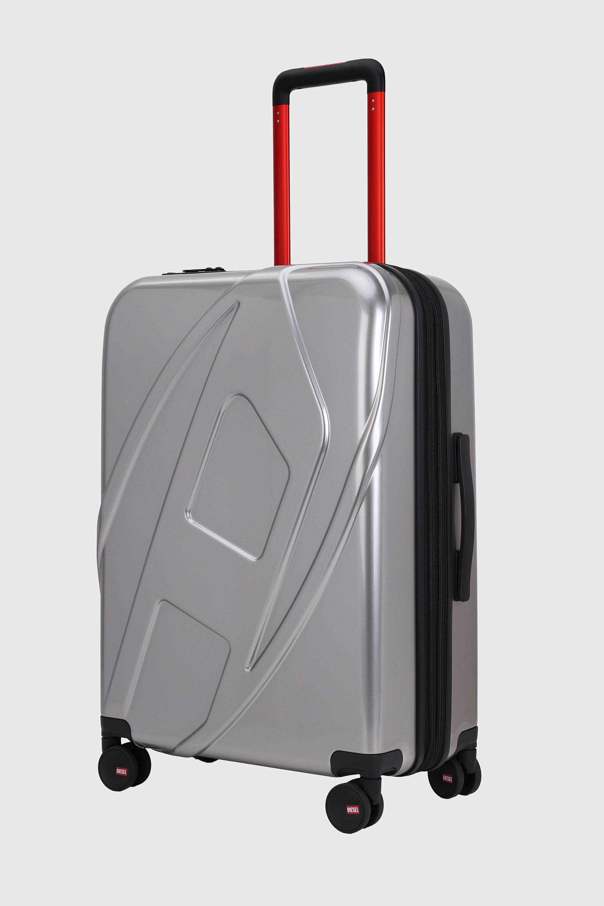 Diesel - LU0043 HARD LUGGAGE - DSL012, Unisex's Oval D suitcase size M in Grey - 5