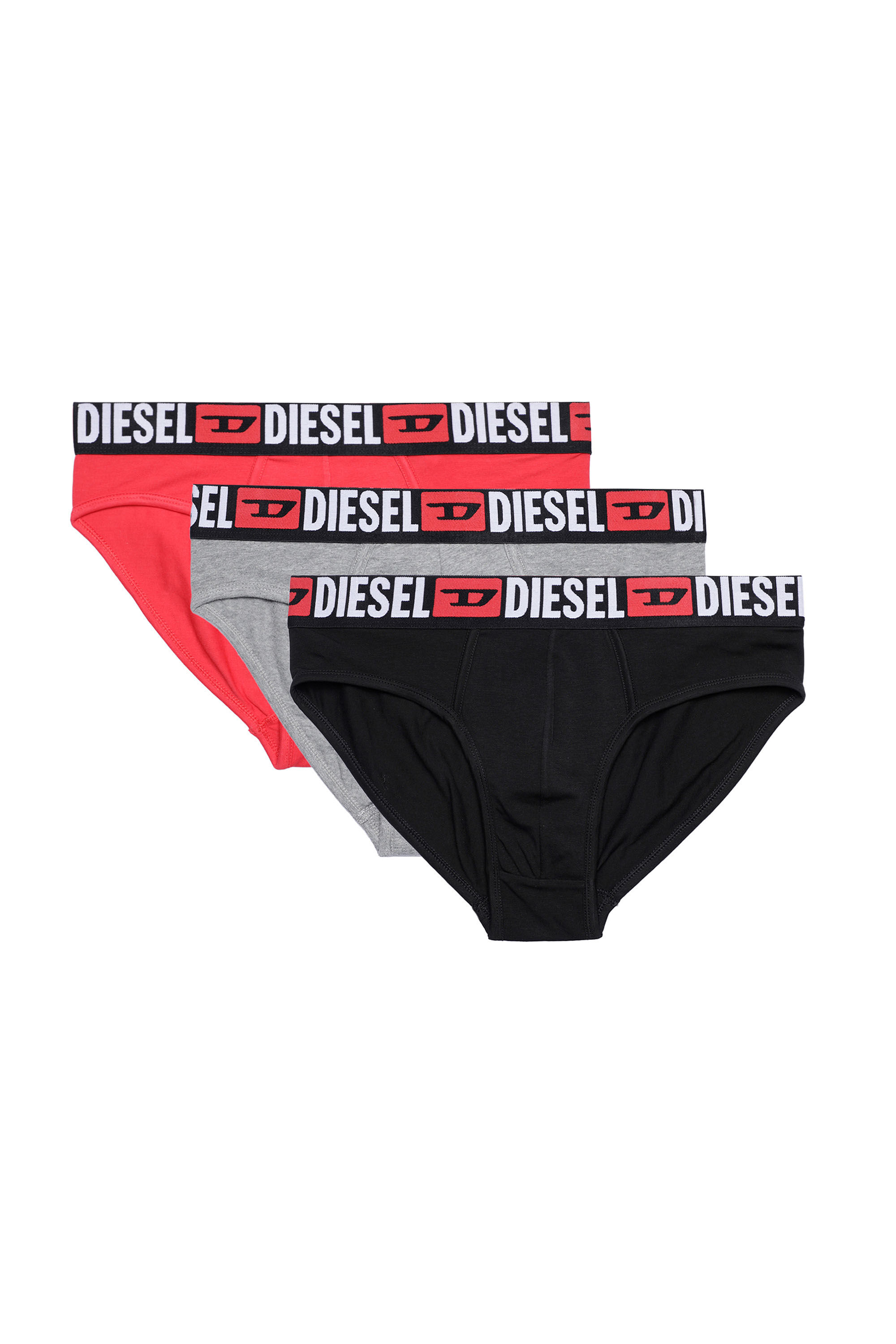 Men: Three-pack of solid-colour briefs | Diesel