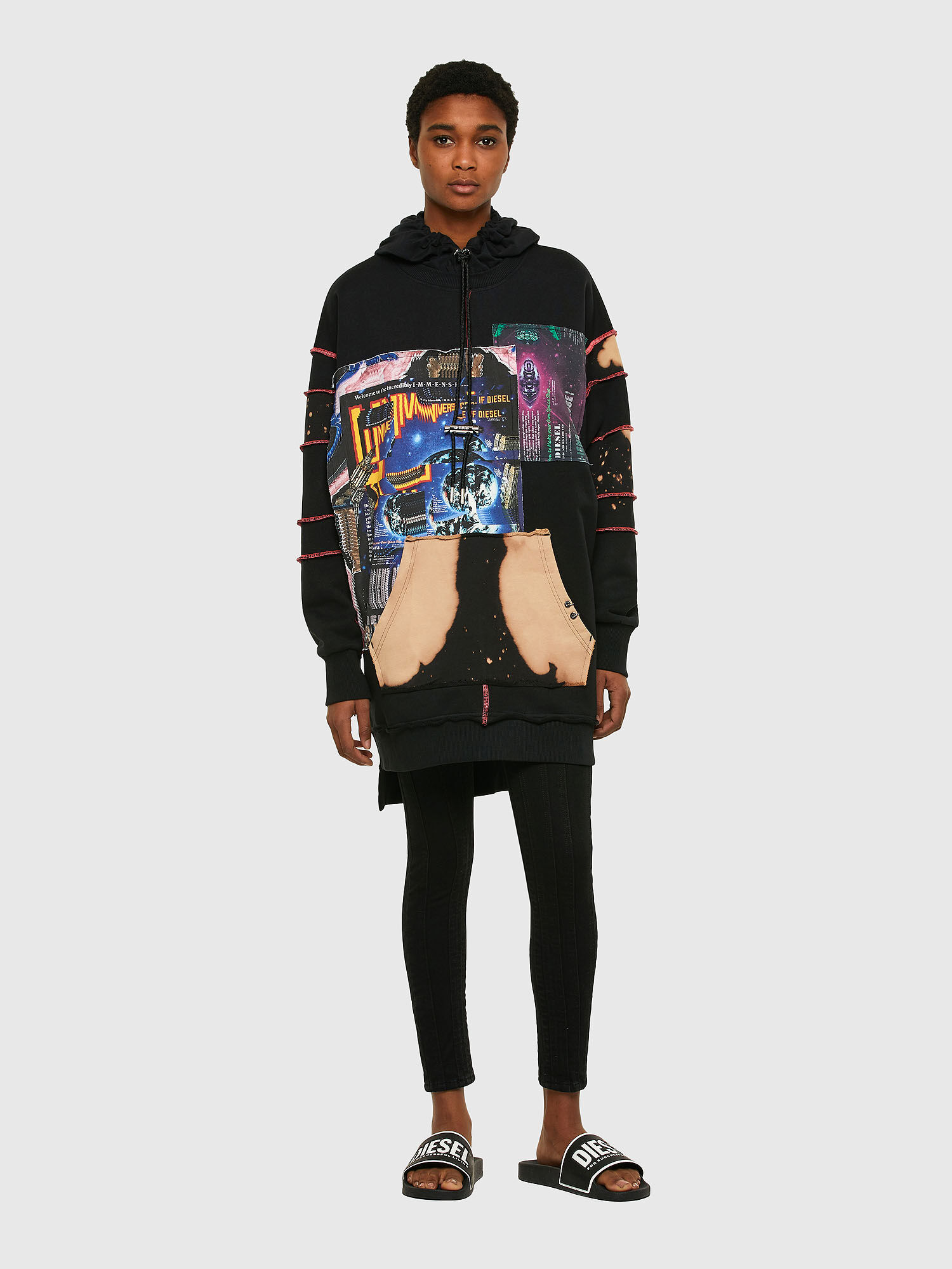 Diesel sweatshirt dress clearance