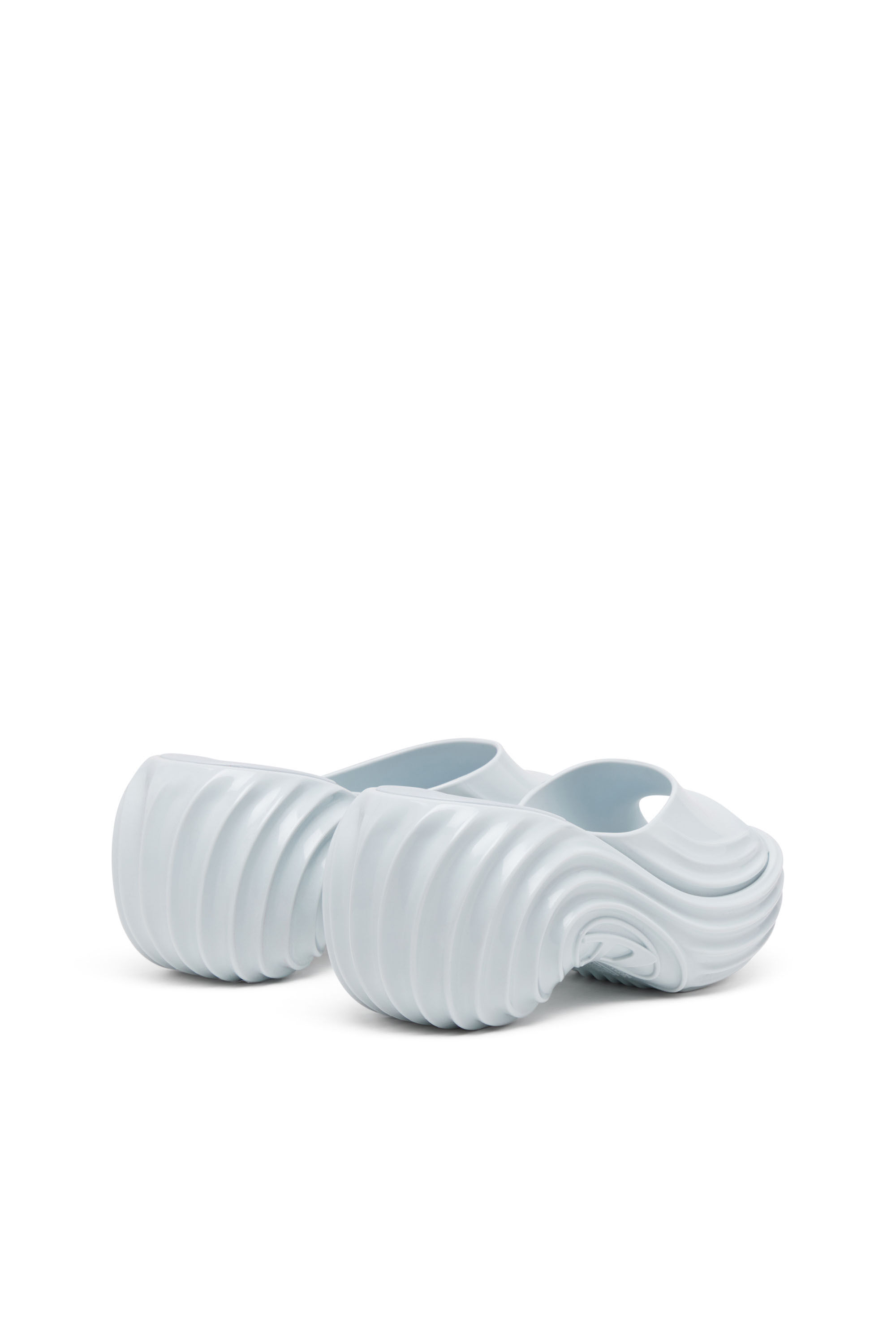 Women's Platform mule in Melflex® | Blue | Diesel