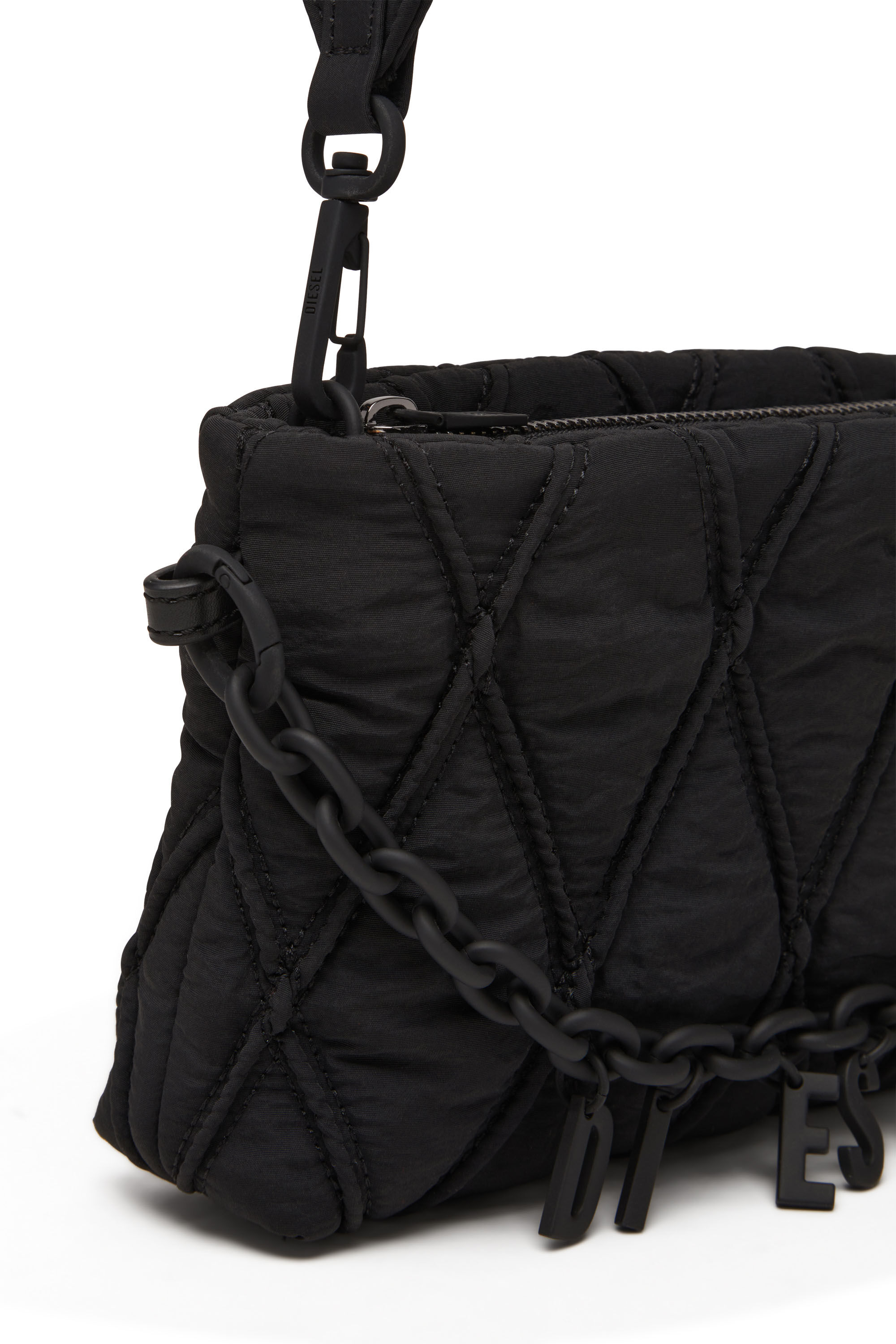 Women's Pouch in quilted nylon | Black | Diesel
